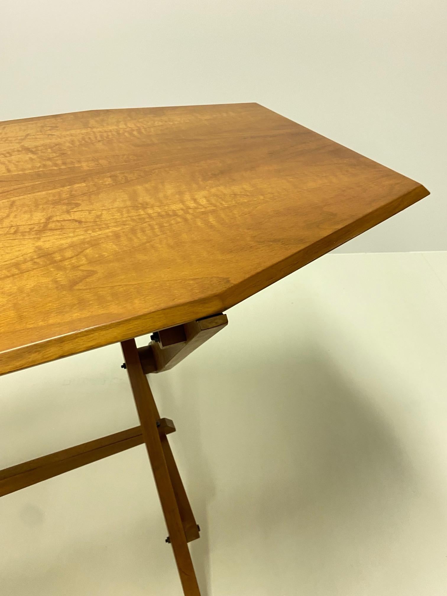 Mid-20th Century Franco Albini ash dining table Model TL2 Cavalletto, Poggi, (Very First Edition) For Sale