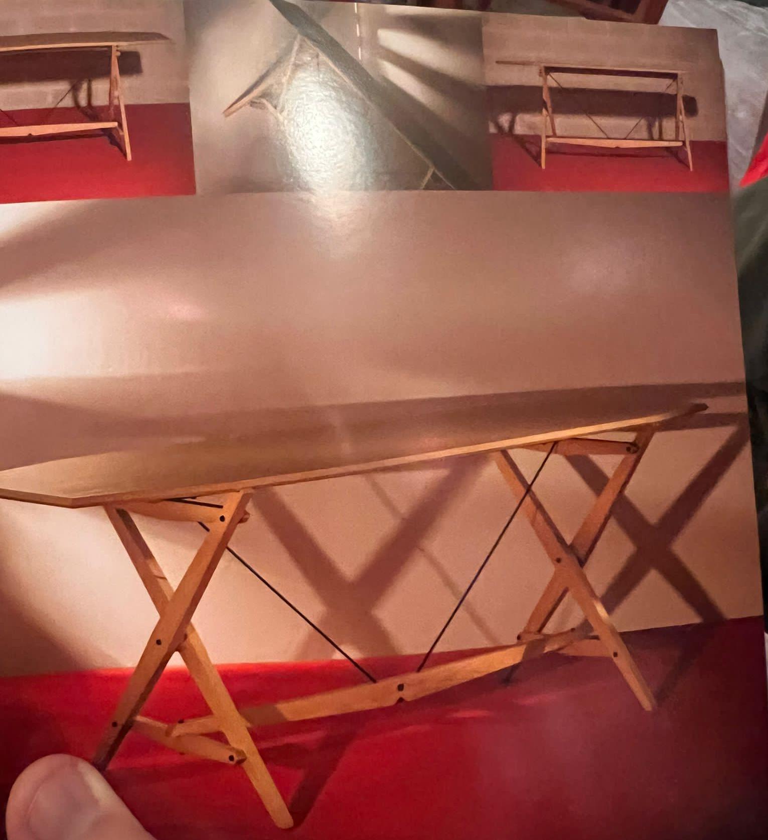 Table de salle à manger Franco Albini modèle TL2 Cavalletto, Poggi, (très première édition) en vente 2