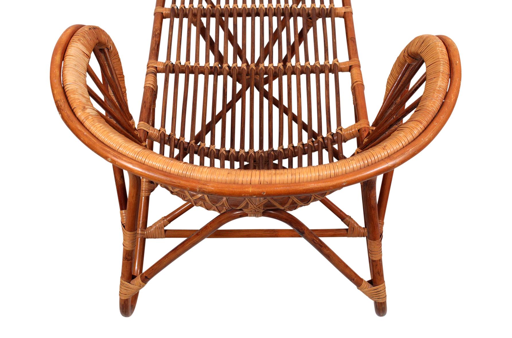 Franco Albini Bamboo Chaise Lounge 3