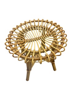 Franco Albini Bamboo Stool 1960's Italy