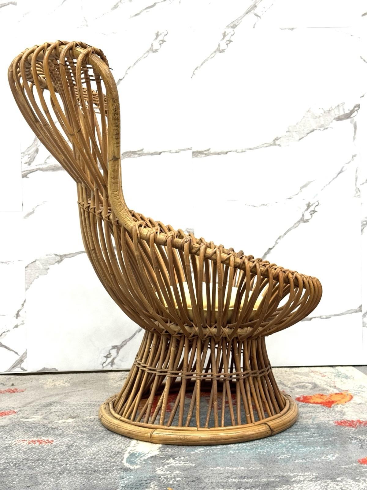 Mid-20th Century Franco Albini Bonacina Poltrona Margherita 1951 Design en vente