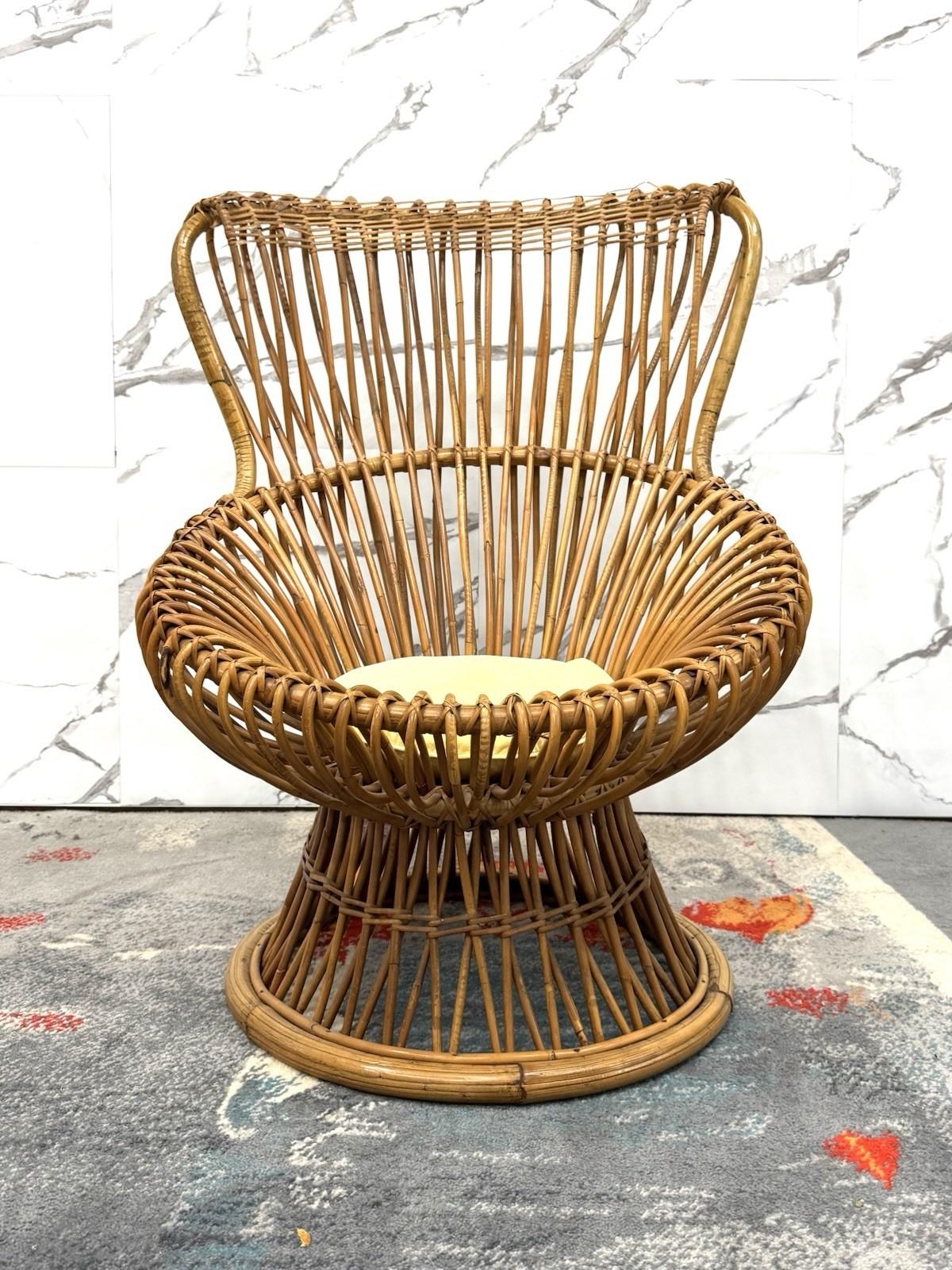 Franco Albini Bonacina Poltrona Margherita 1951 Design en vente 2