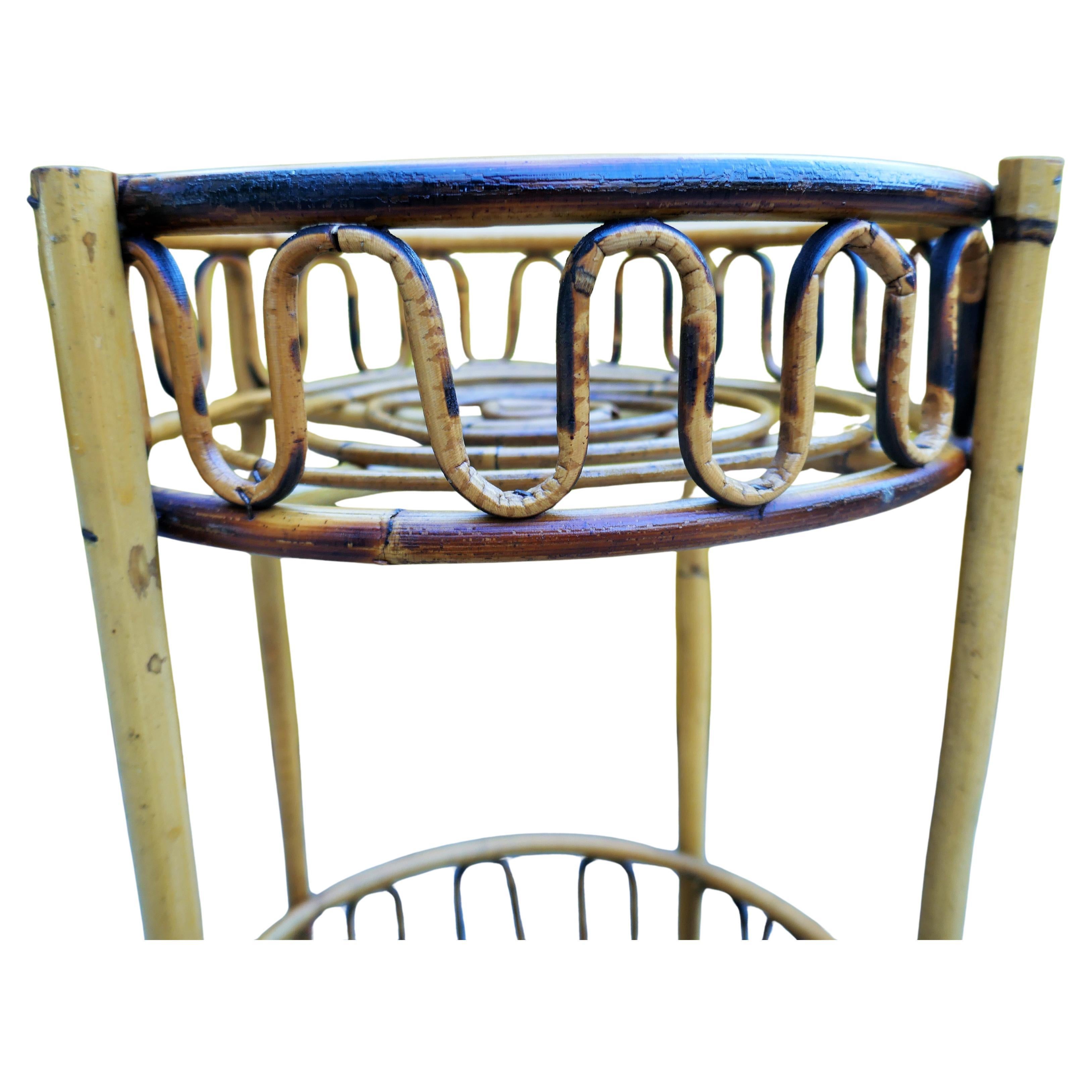 Rattan trolley For Sale 4