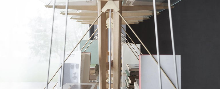 Franco Albini Bookcase; a Masterpiece of Italian Craftsmanship and Design For Sale 3