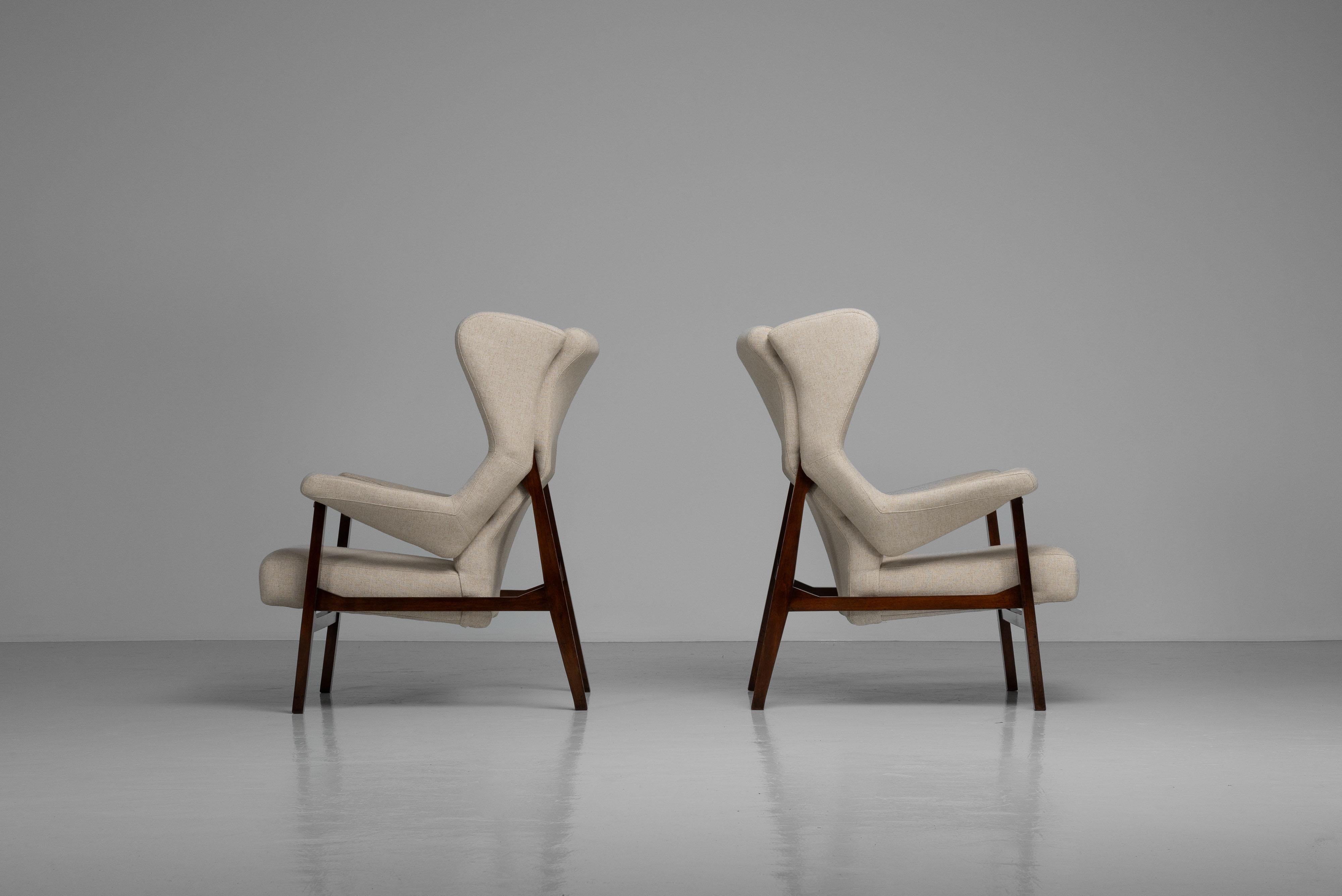 Franco Albini Fiorenza chairs Arflex Italy 1956 For Sale 2