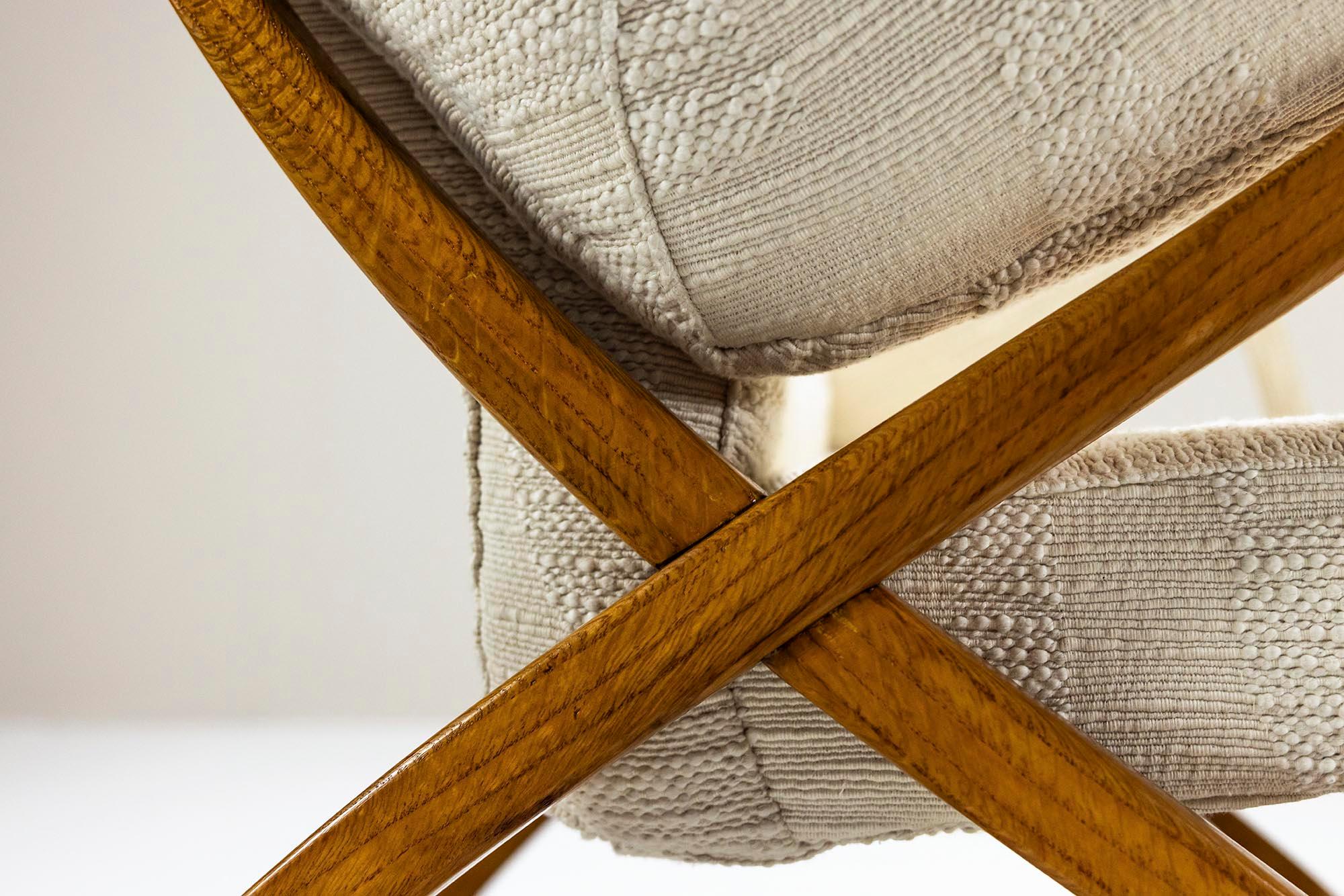 Franco Albini “Fiorenza” Lounge Chair in Dedar Fabric for Arflex, Italy 1952 9