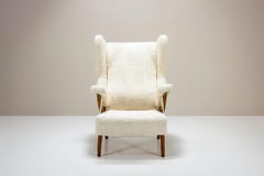 Franco Albini “Fiorenza” Lounge Chair in Dedar Fabric for Arflex, Italy 1952