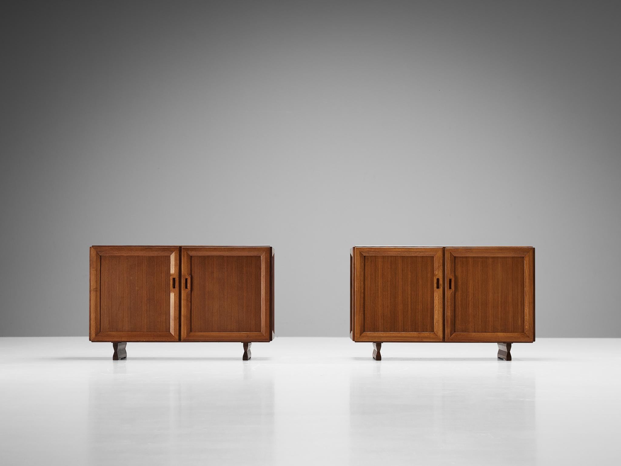 Franco Albini for Poggi Cabinets in Teak  For Sale 1
