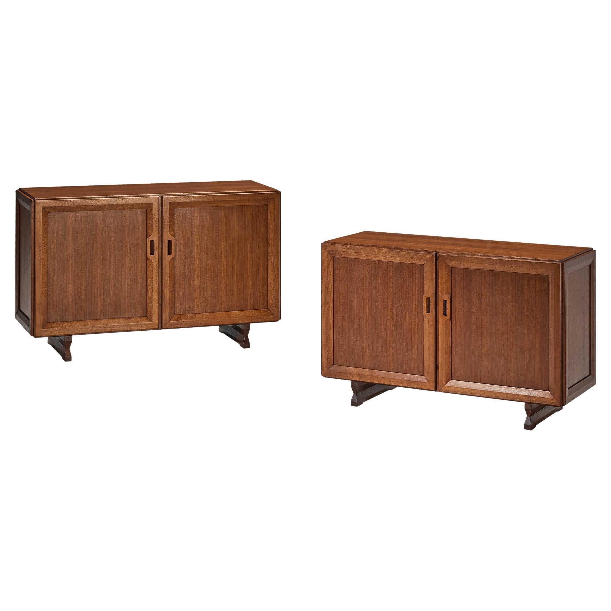 Franco Albini for Poggi Cabinets in Teak  For Sale