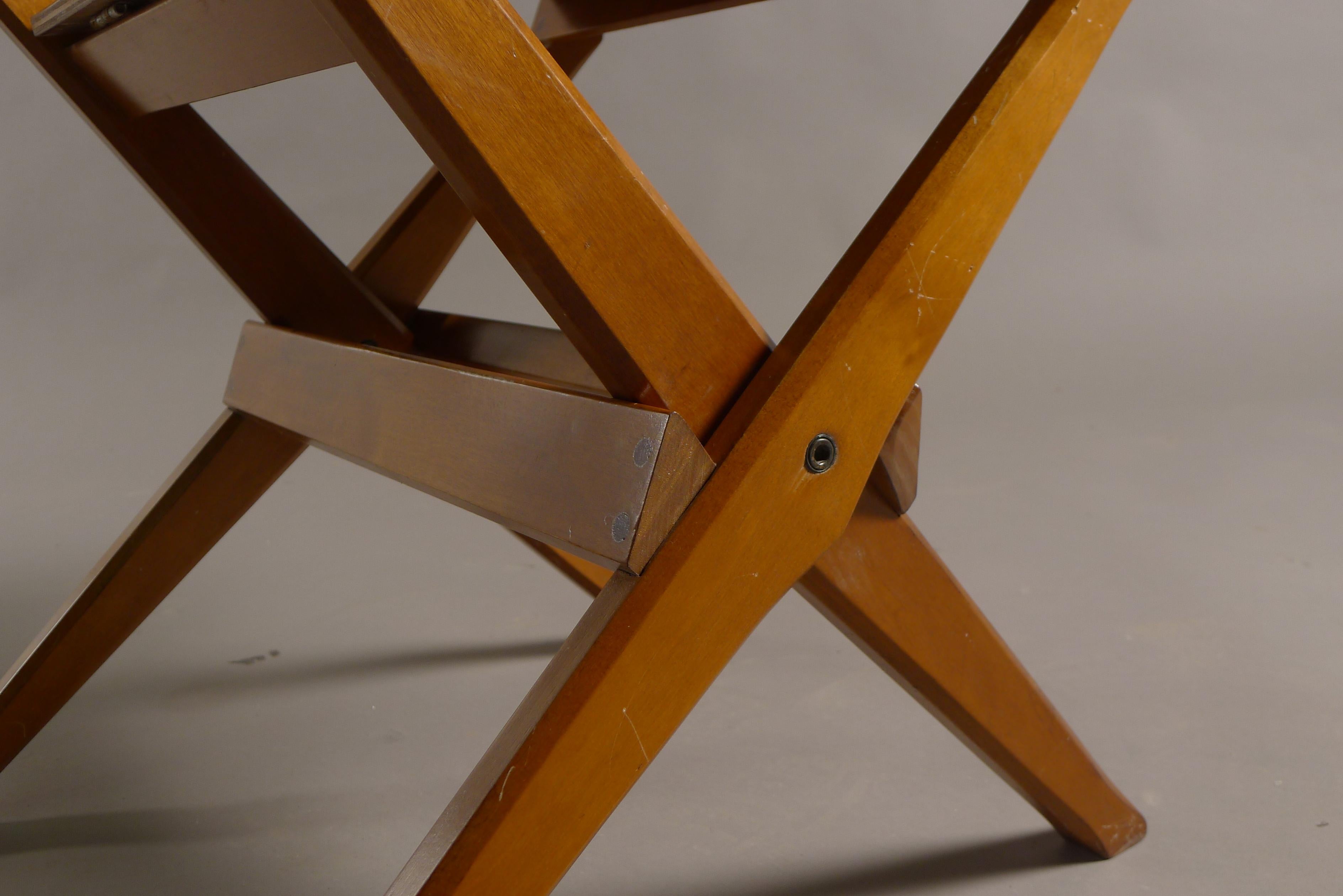 Mid-20th Century Franco Albini for Poggi circa 1950, Folding Chair For Sale