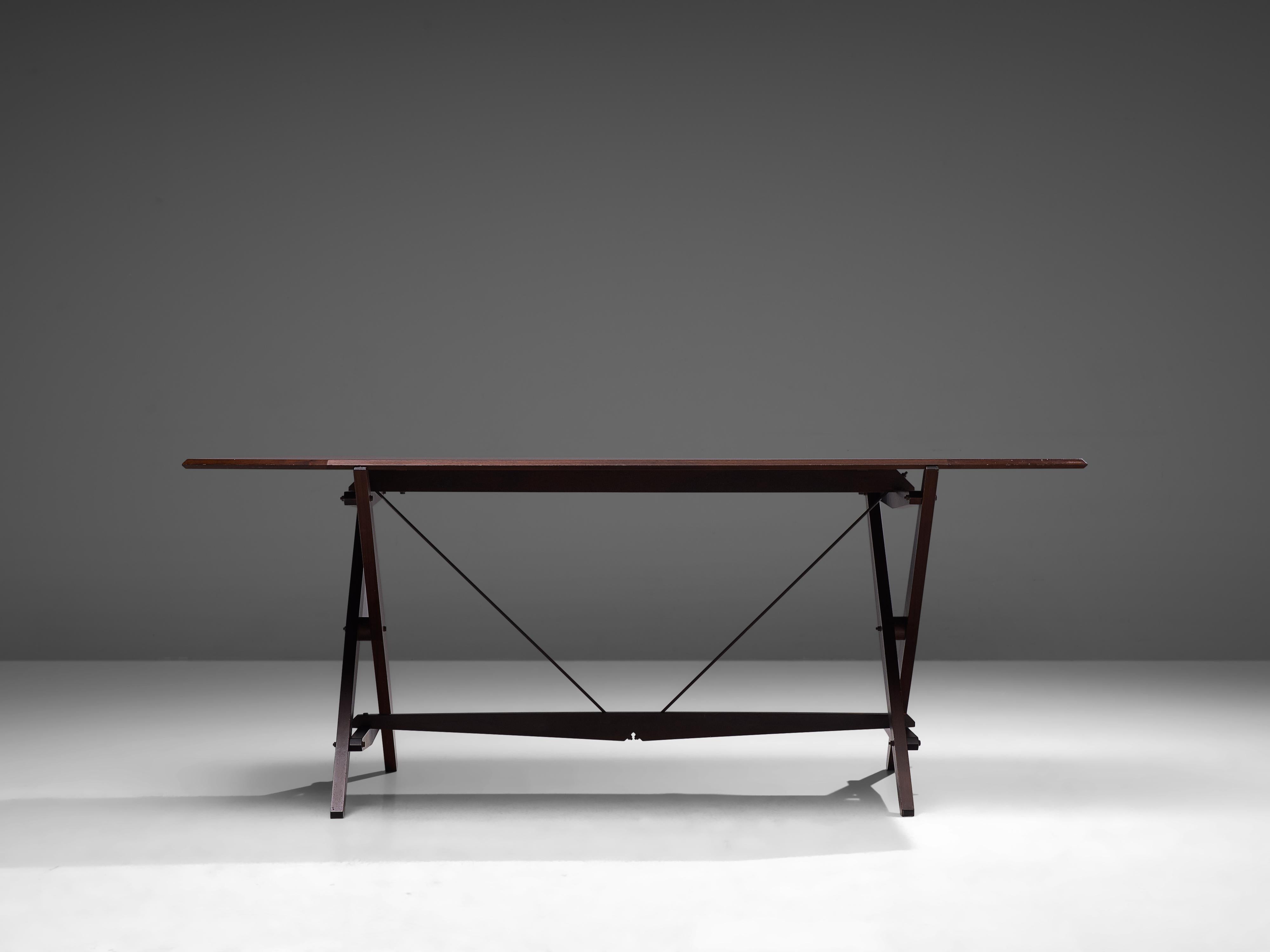 Italian Franco Albini for Poggi Dining Table 'TL2' in Mahogany