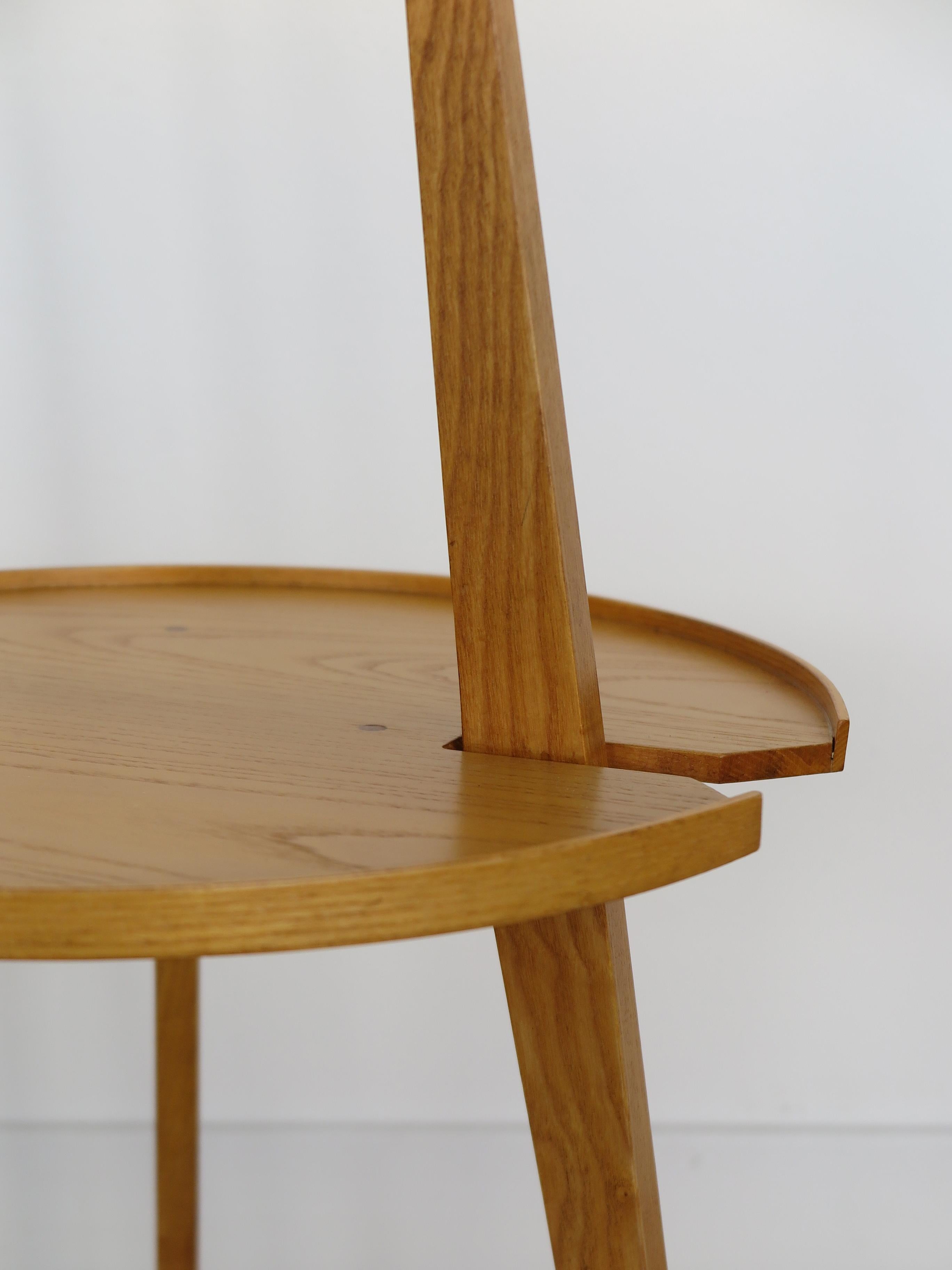 Franco Albini para Poggi Mesa auxiliar italiana de madera de cicognino años 50 Mid-20th Century en venta
