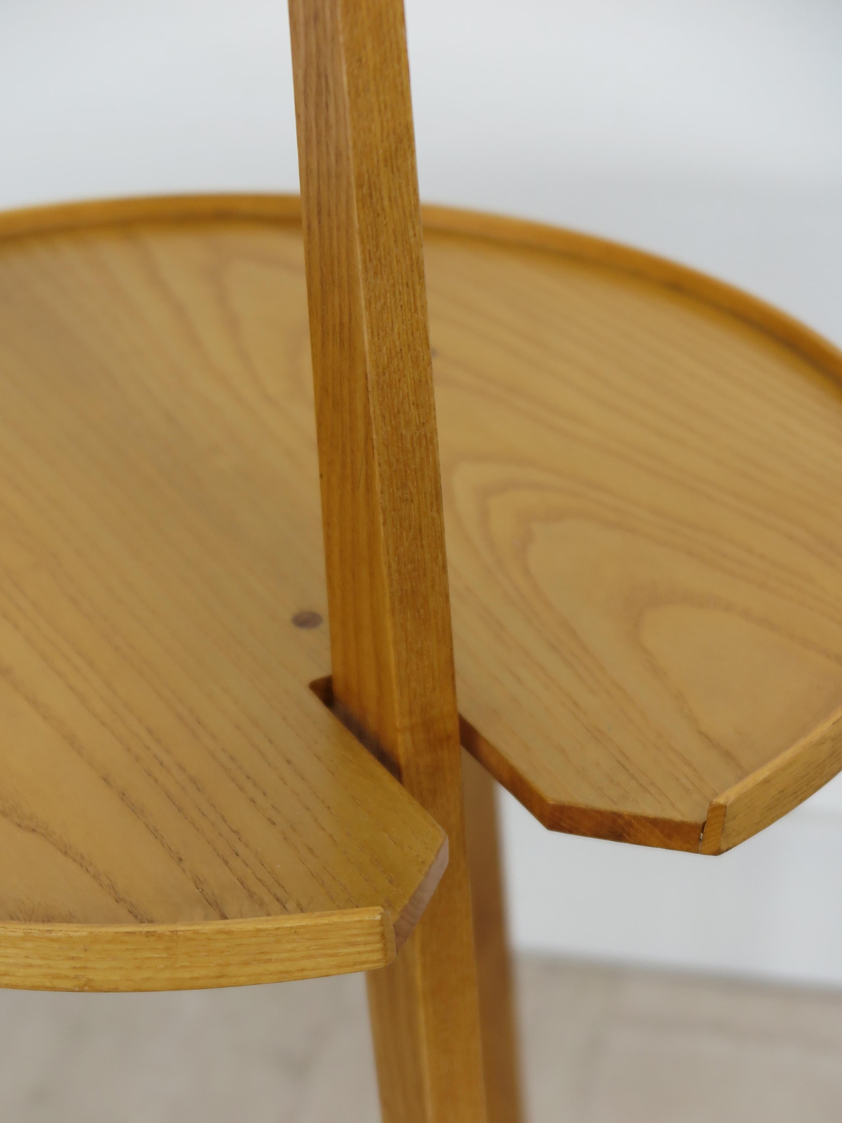 Franco Albini para Poggi Mesa auxiliar italiana de madera de cicognino años 50 en venta 1