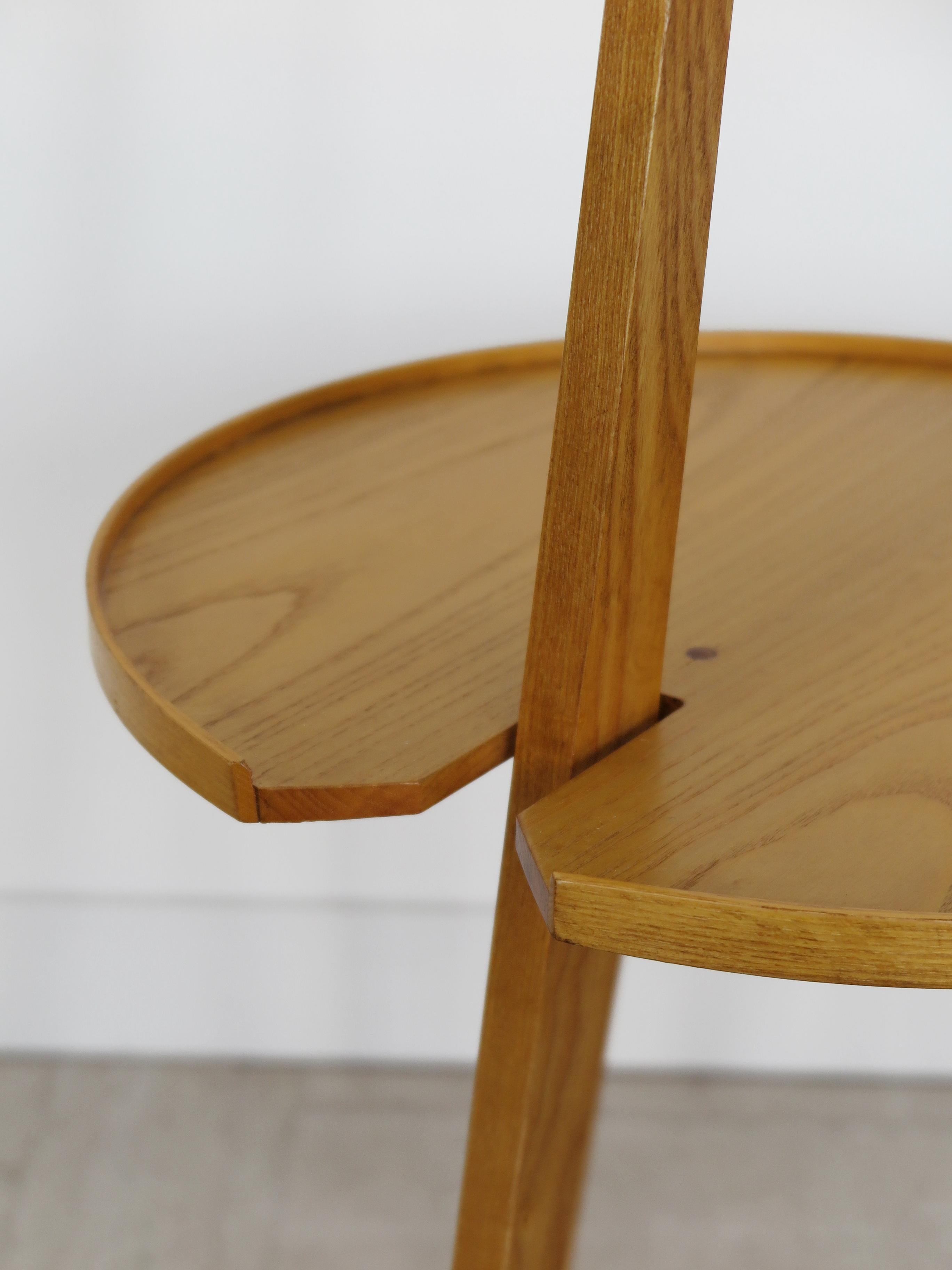 Franco Albini para Poggi Mesa auxiliar italiana de madera de cicognino años 50 en venta 2