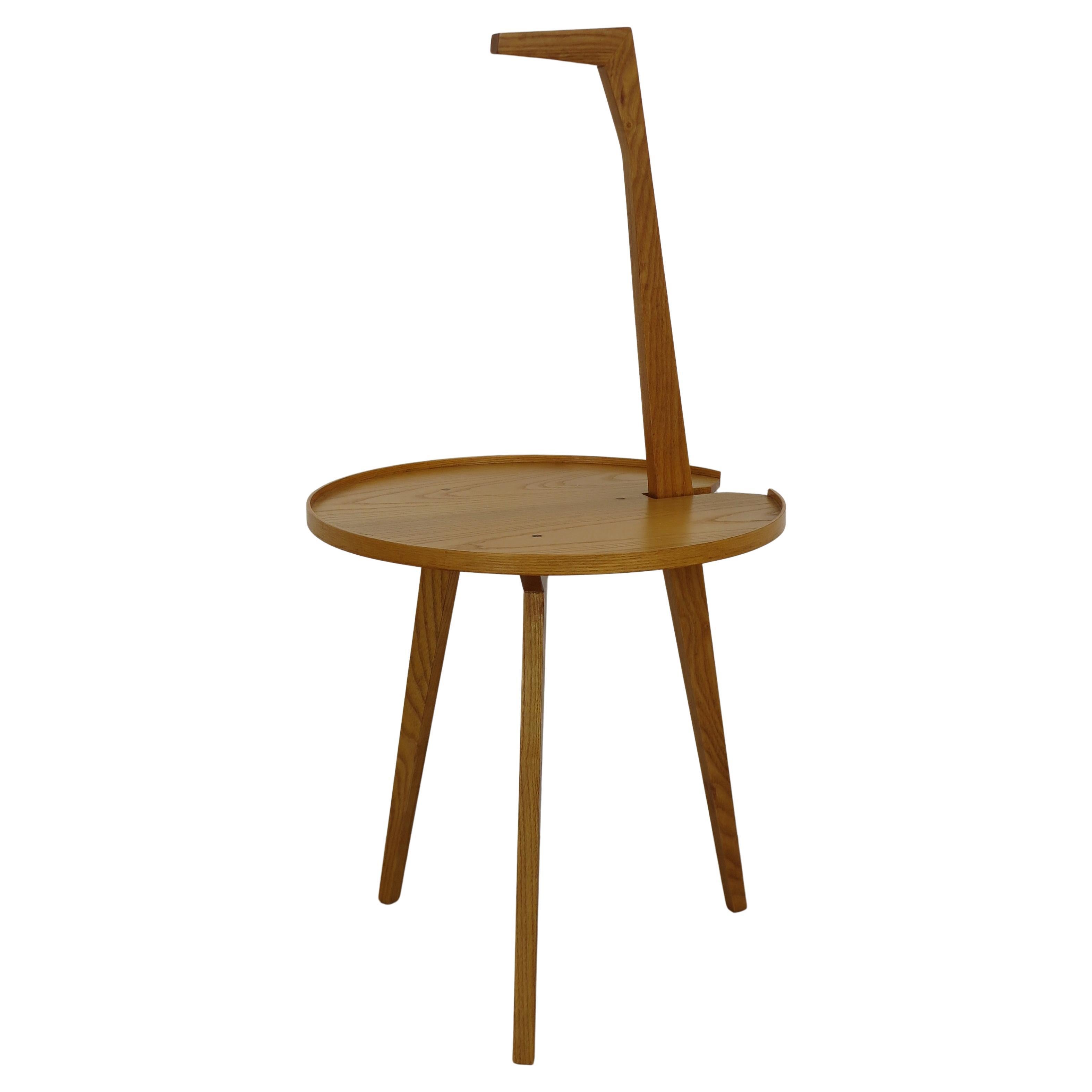 Franco Albini pour Poggi Table d'appoint en bois de cicognino italien années 1950