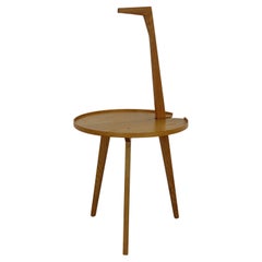 Franco Albini pour Poggi Table d'appoint en bois de cicognino italien années 1950