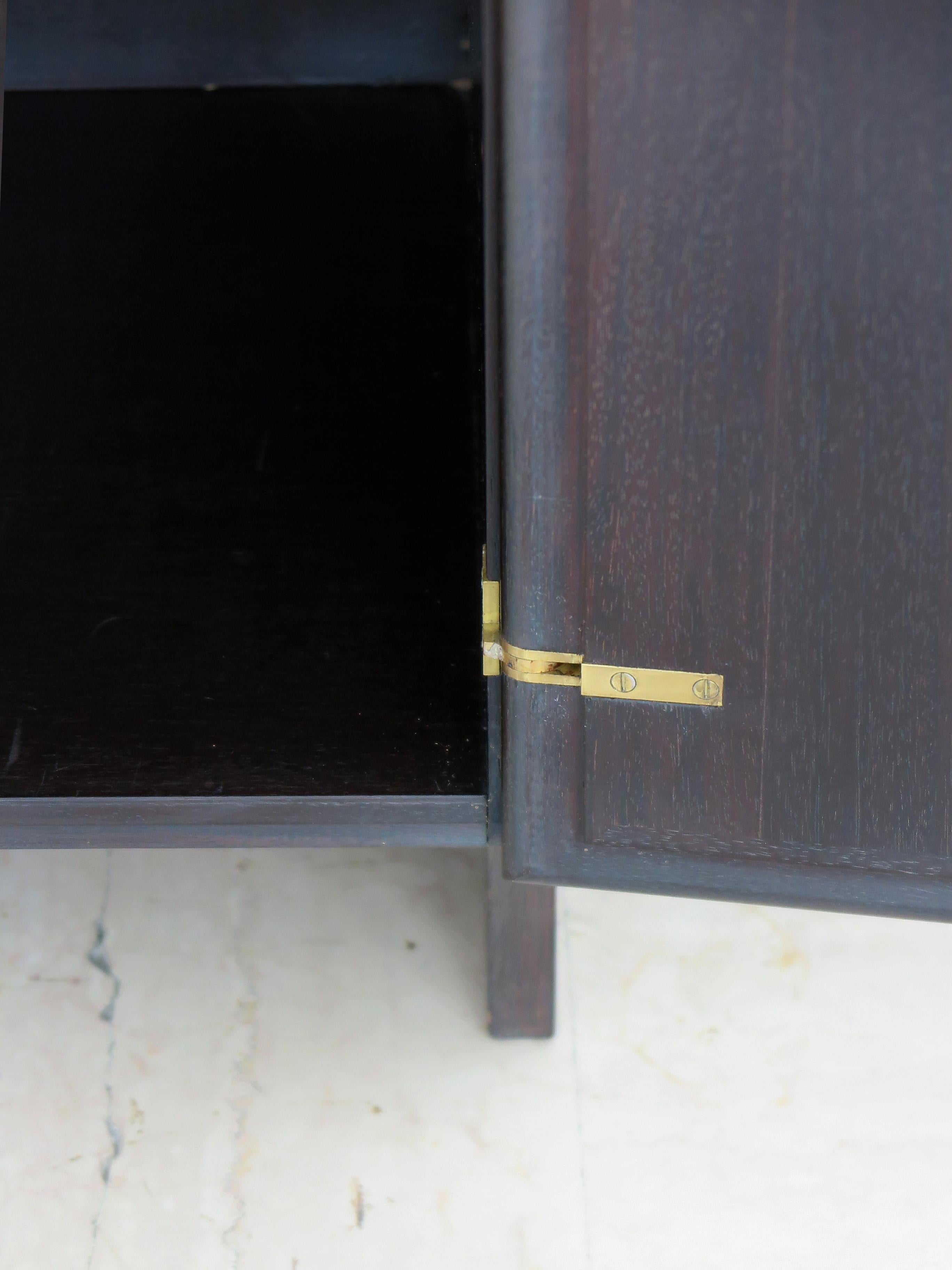 Franco Albini for Poggi Italian Midcdentury Dark Wood Sideboard, 1960s in vendita 10
