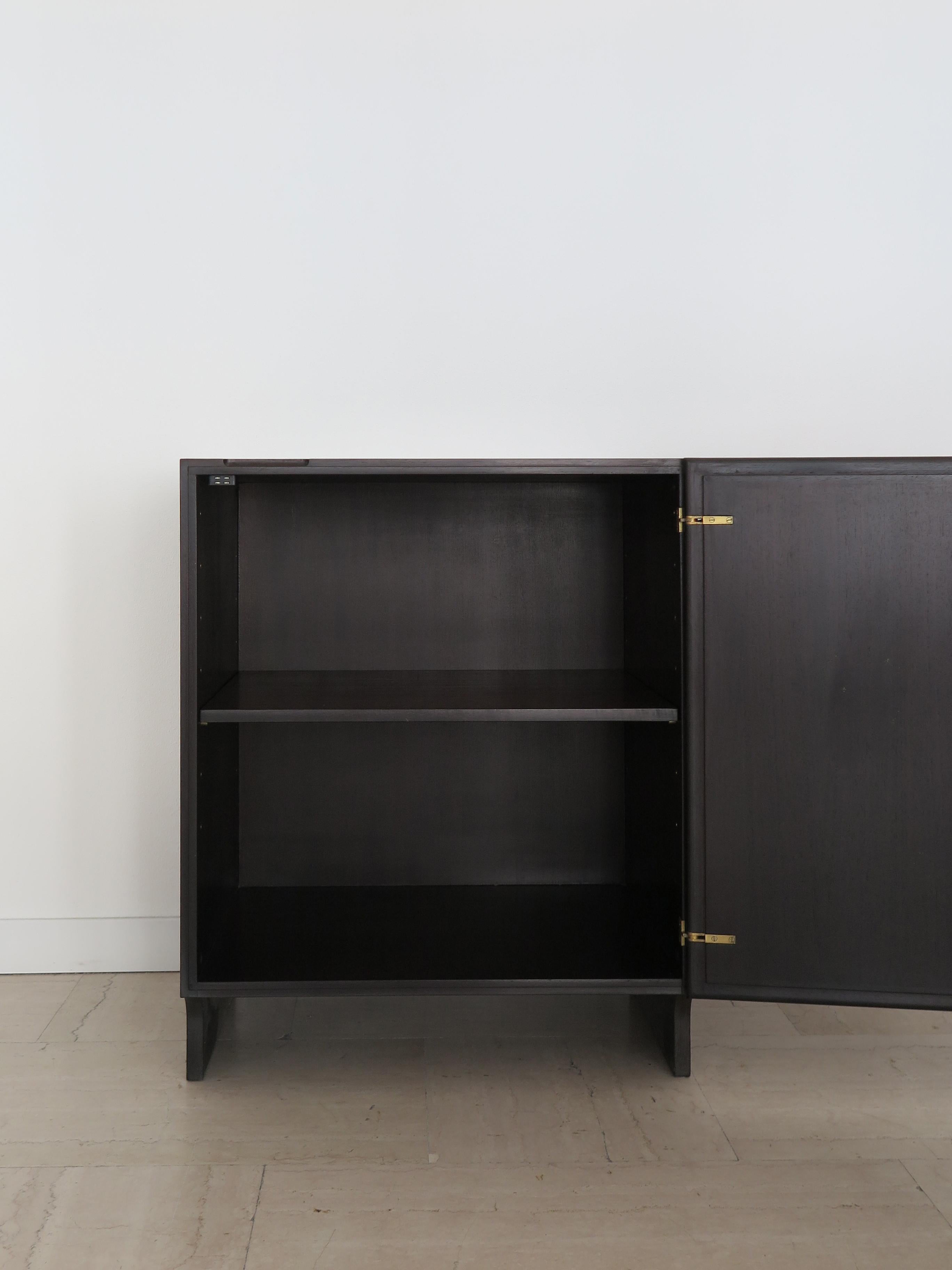 Mid-Century moderno Franco Albini for Poggi Italian Midcdentury Dark Wood Sideboard, 1960s in vendita
