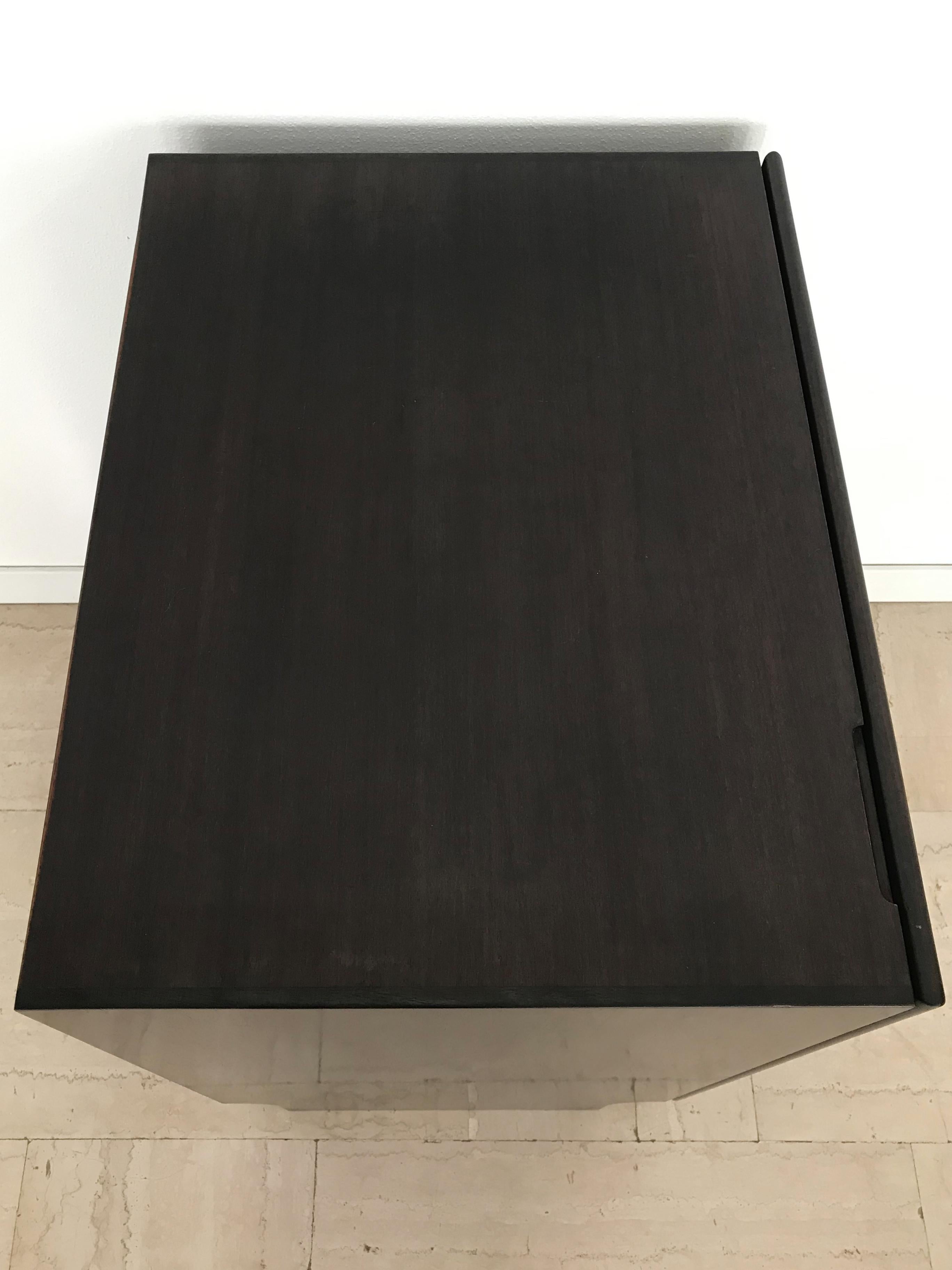 Franco Albini for Poggi Italian Midcdentury Dark Wood Sideboard, 1960s in vendita 2