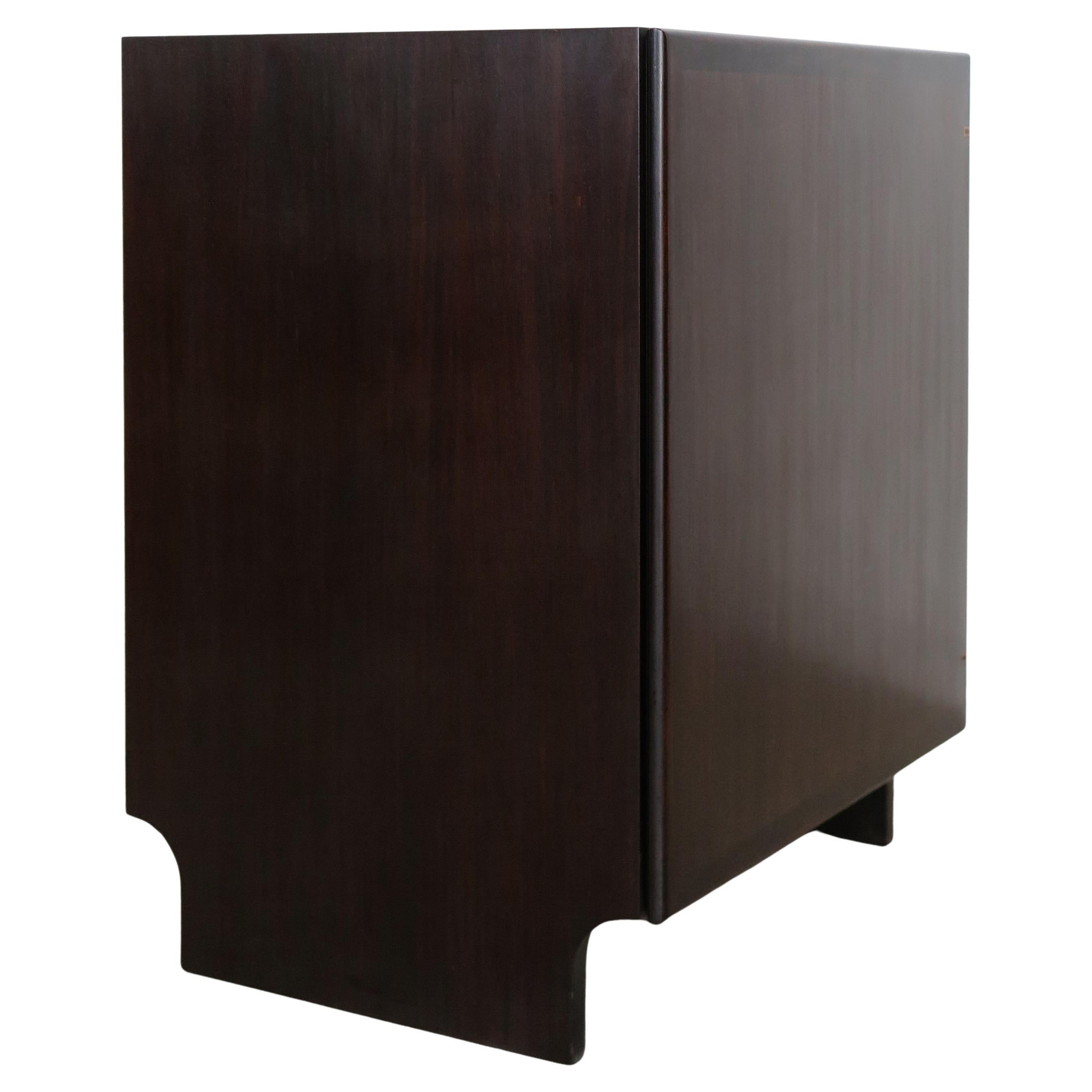 Franco Albini for Poggi Italian Midcdentury Dark Wood Sideboard, 1960s