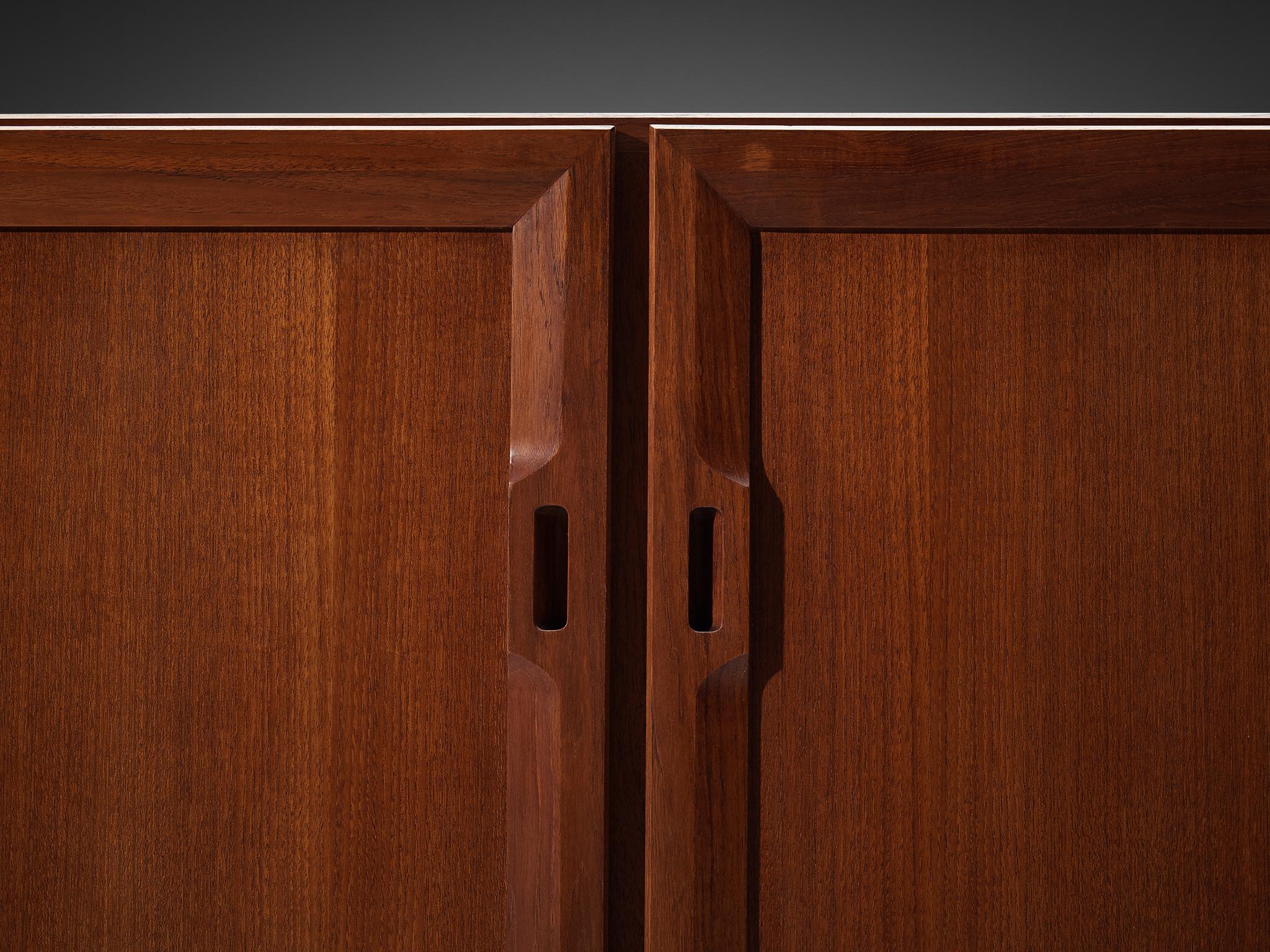 Italian Franco Albini for Poggi 'MB15' Large Sideboard in Teak