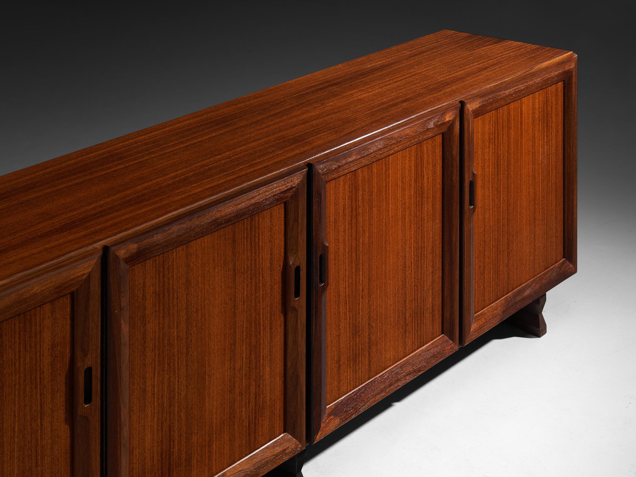 Italian Franco Albini for Poggi 'MB15' Large Sideboard in Teak For Sale