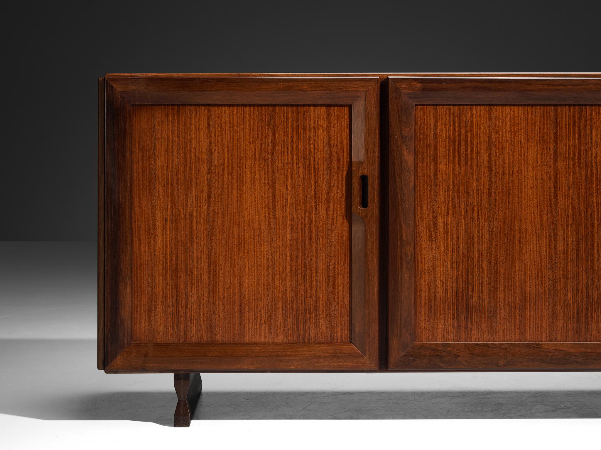 Franco Albini for Poggi 'MB15' Large Sideboard in Teak In Good Condition For Sale In Waalwijk, NL