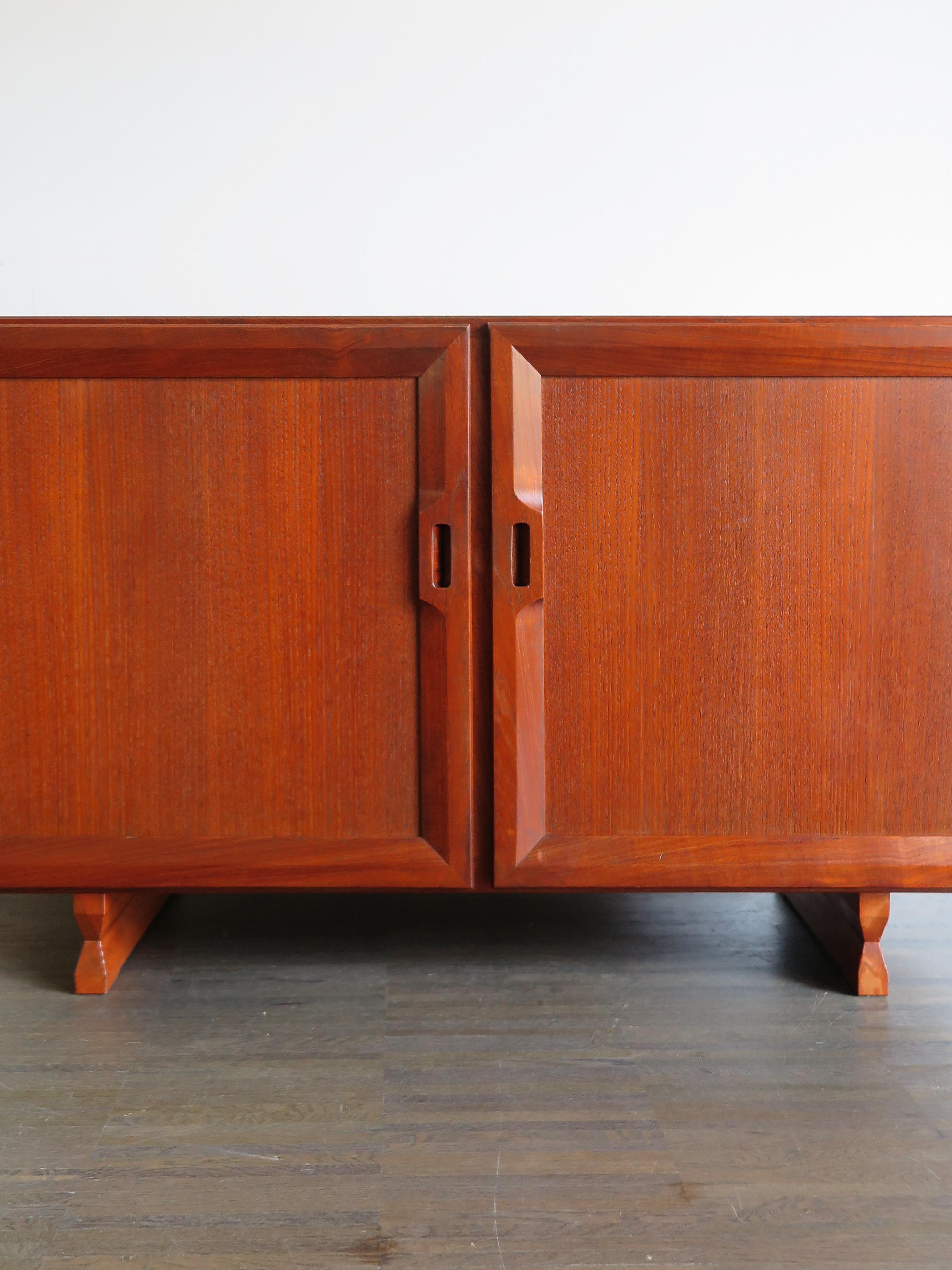 Franco Albini for Poggi Midcentury Wood Italian Sideboard, 1950s 4