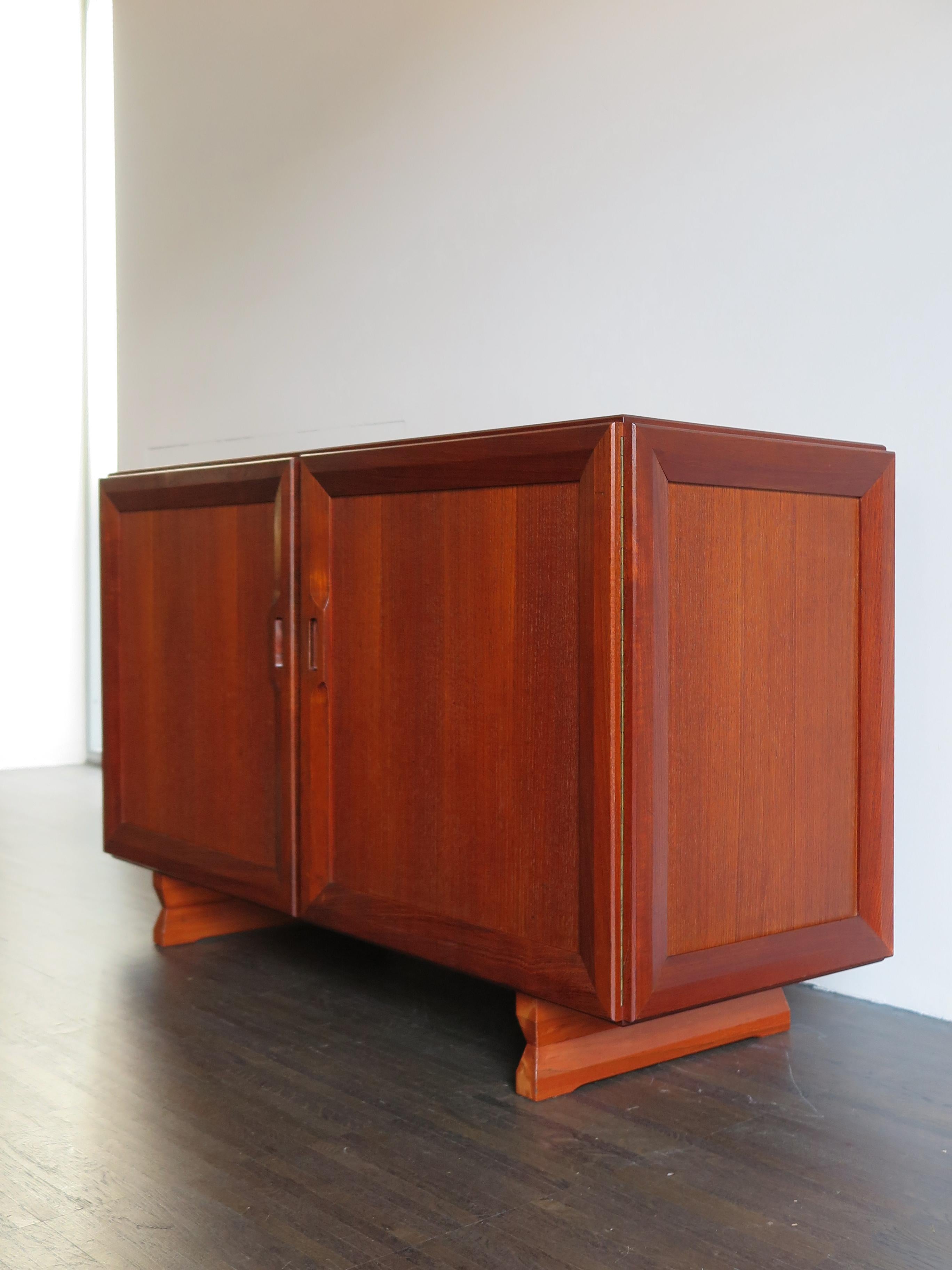 Mid-Century Modern Franco Albini for Poggi Midcentury Wood Italian Sideboard, 1950s