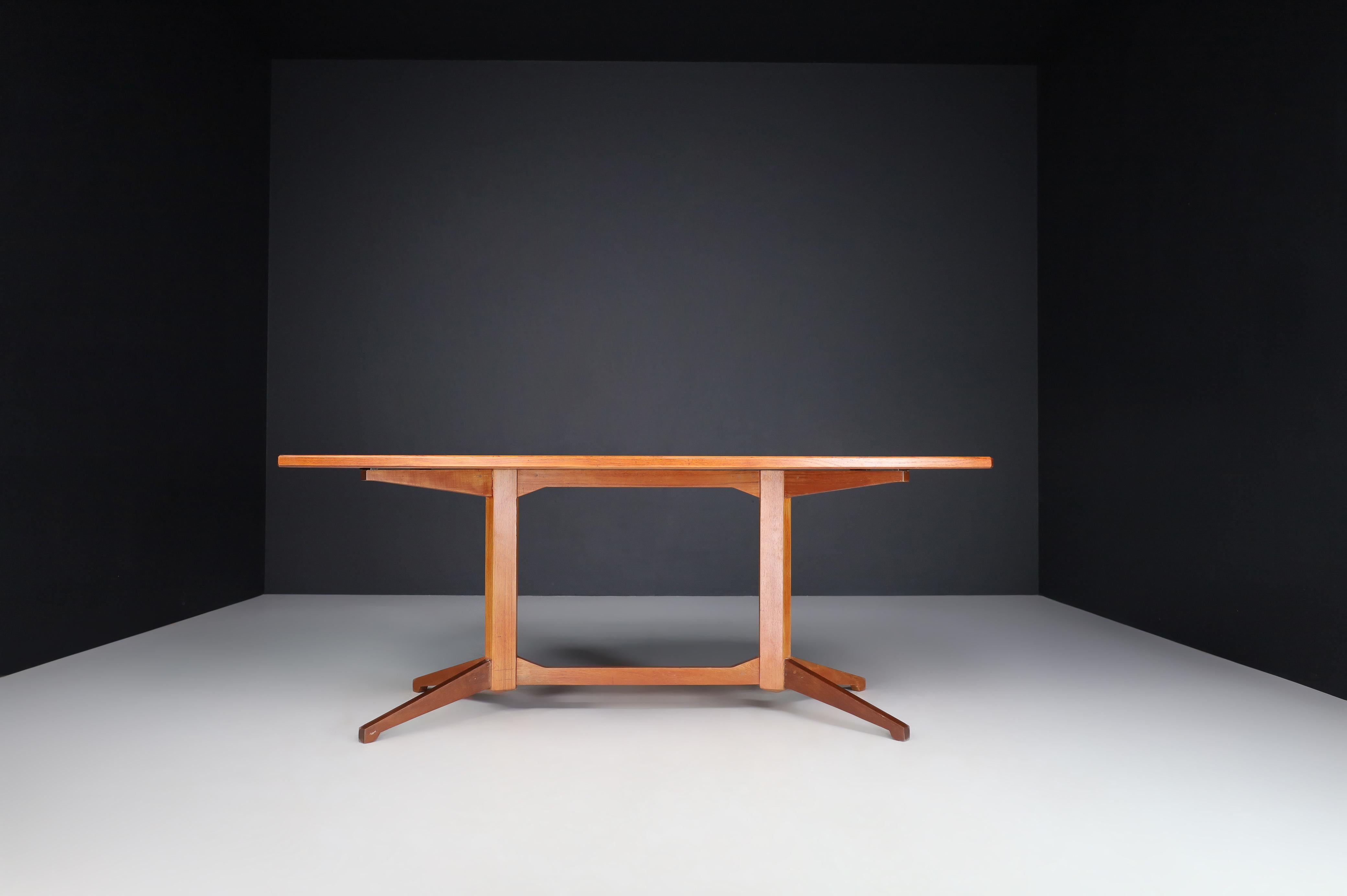 Mid-Century Modern Franco Albini for Poggi Table or Desk, Italy, 1960s For Sale