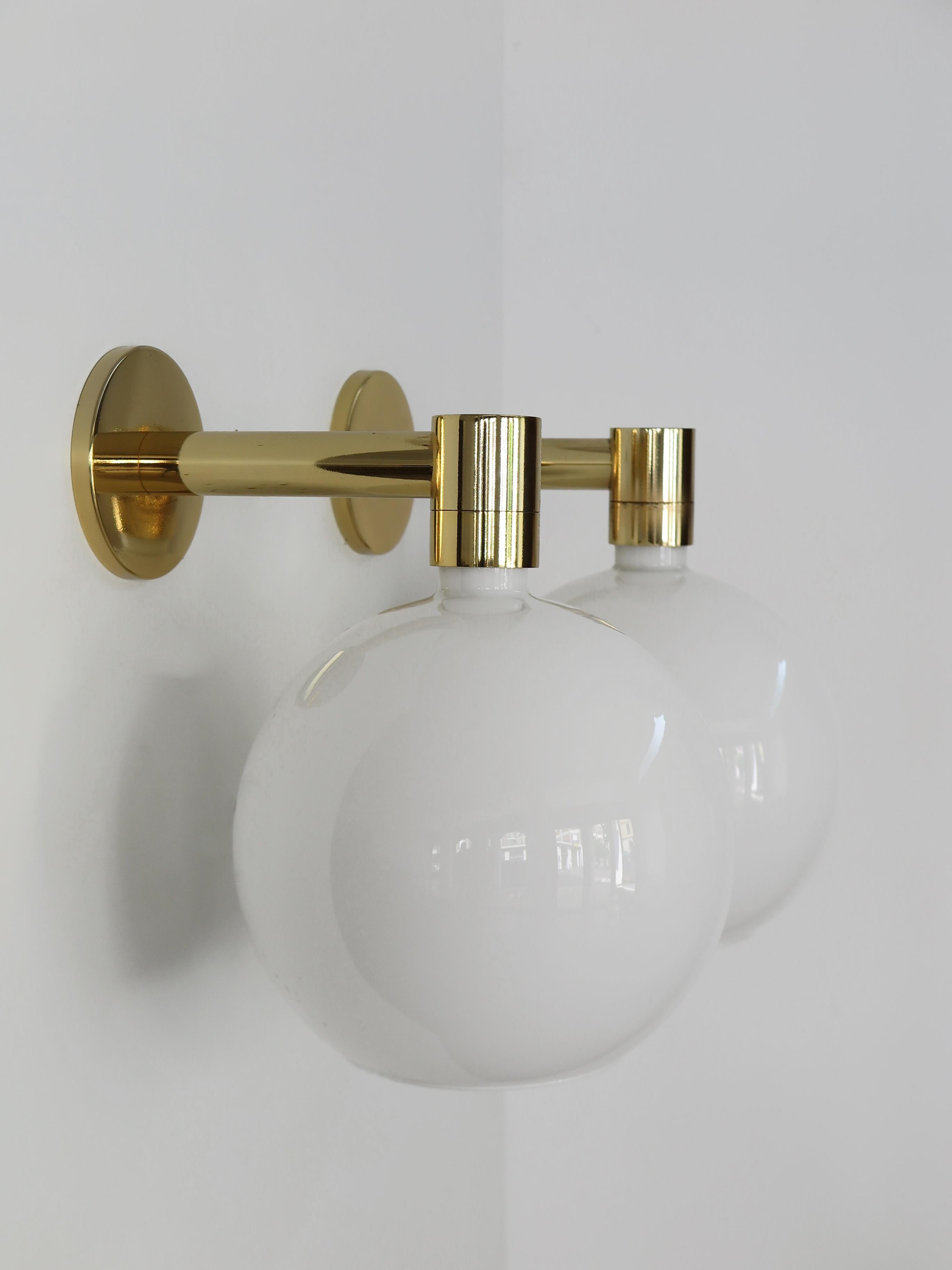 Placcato oro Franco Albini per Sirrah Lampade da parete in vetro oro 19702 in vendita