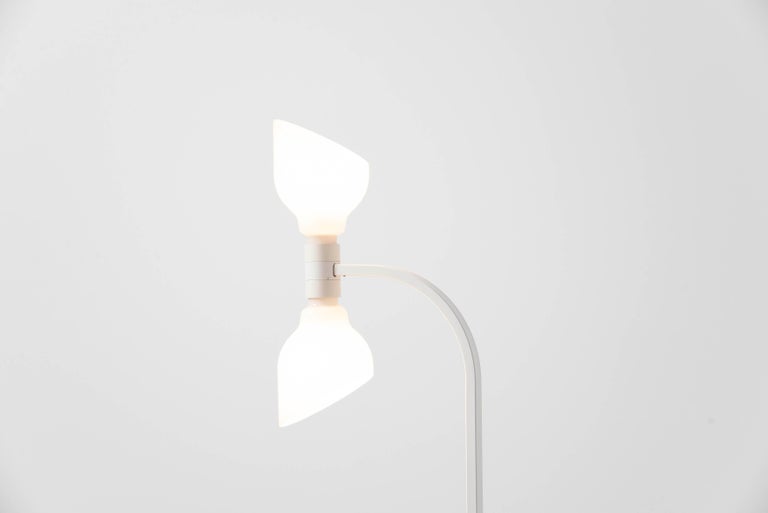 Italian Franco Albini & Franca Helg AM/AS Floor Lamp White Sirrah, 1969 For Sale