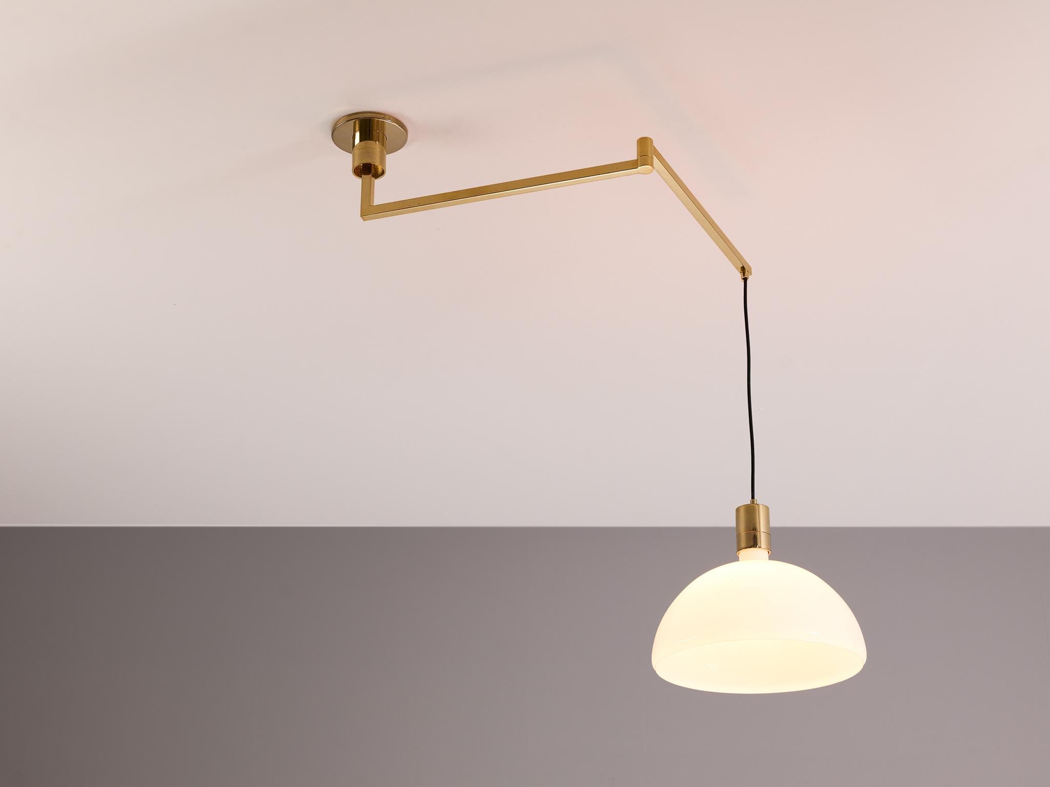 Franco Albini, Franca Helg and Antonio Piva ‘AM/AS’ Pendant Lamp in Brass 1