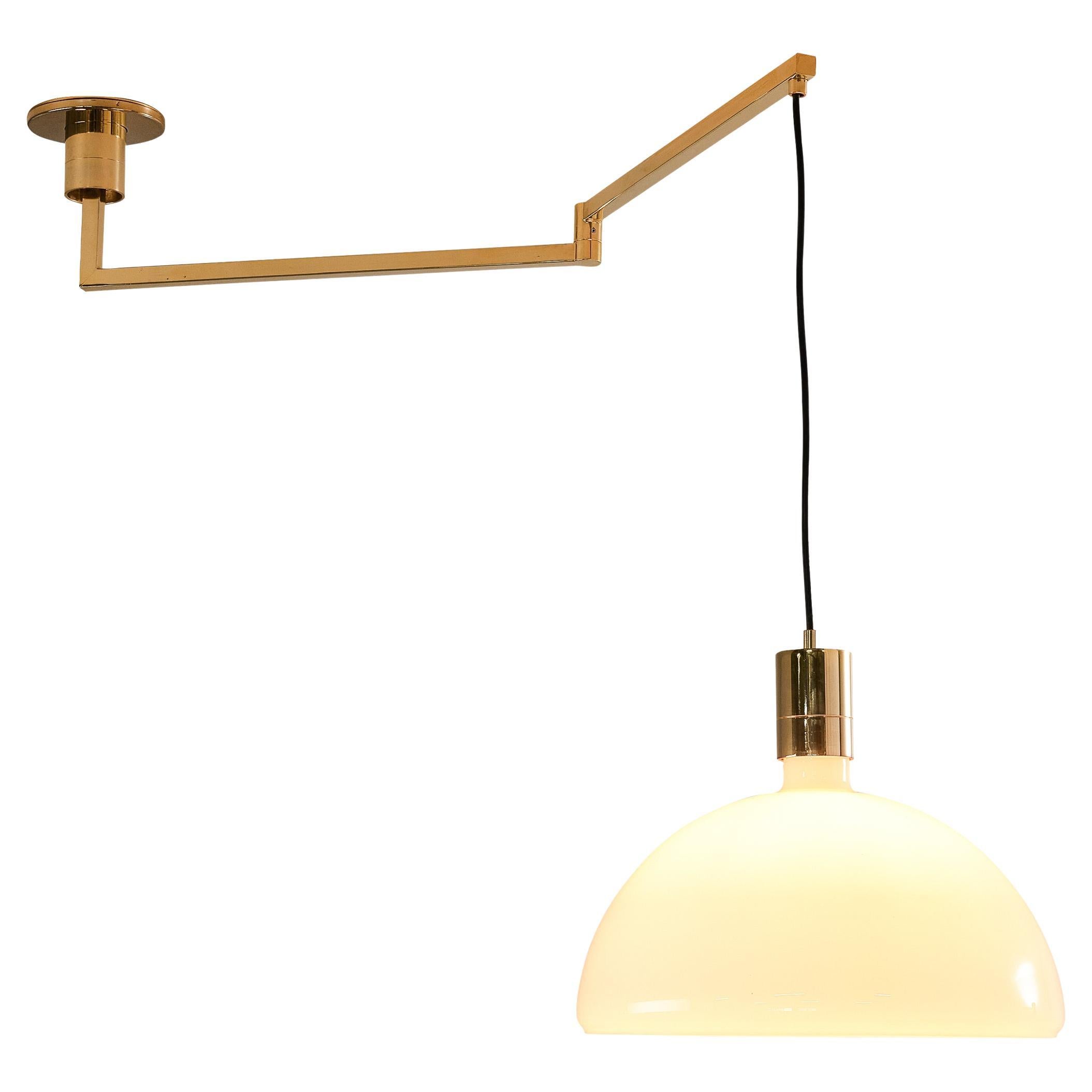 Franco Albini, Franca Helg and Antonio Piva ‘AM/AS’ Pendant Lamp in Brass  For Sale