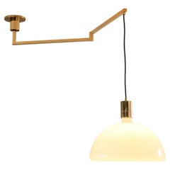 Vintage Franco Albini, Franca Helg and Antonio Piva ‘AM/AS’ Pendant Lamp in Brass 