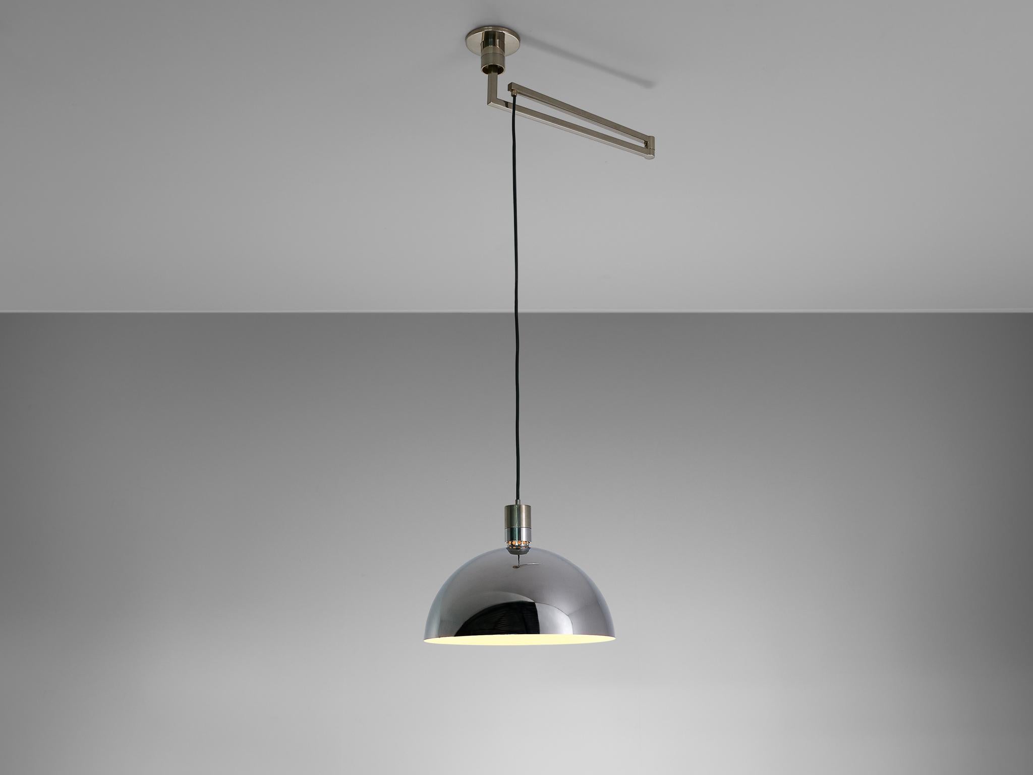 Italian Franco Albini, Franca Helg and Antonio Piva ‘AM/AS’ Pendant Lamp in Metal  For Sale