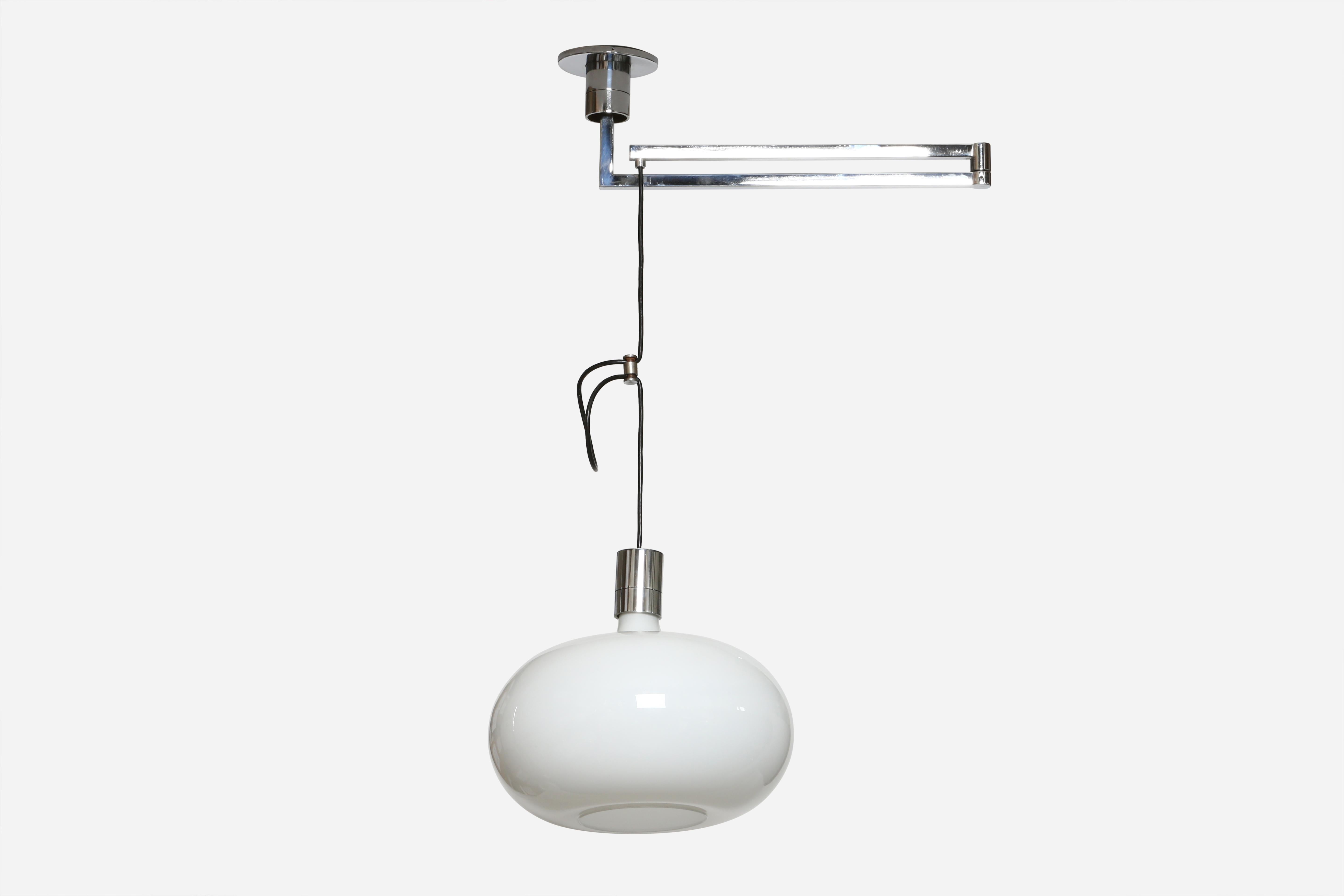 Mid-Century Modern Franco Albini & Franca Helg for Sirrah Ceiling Light For Sale