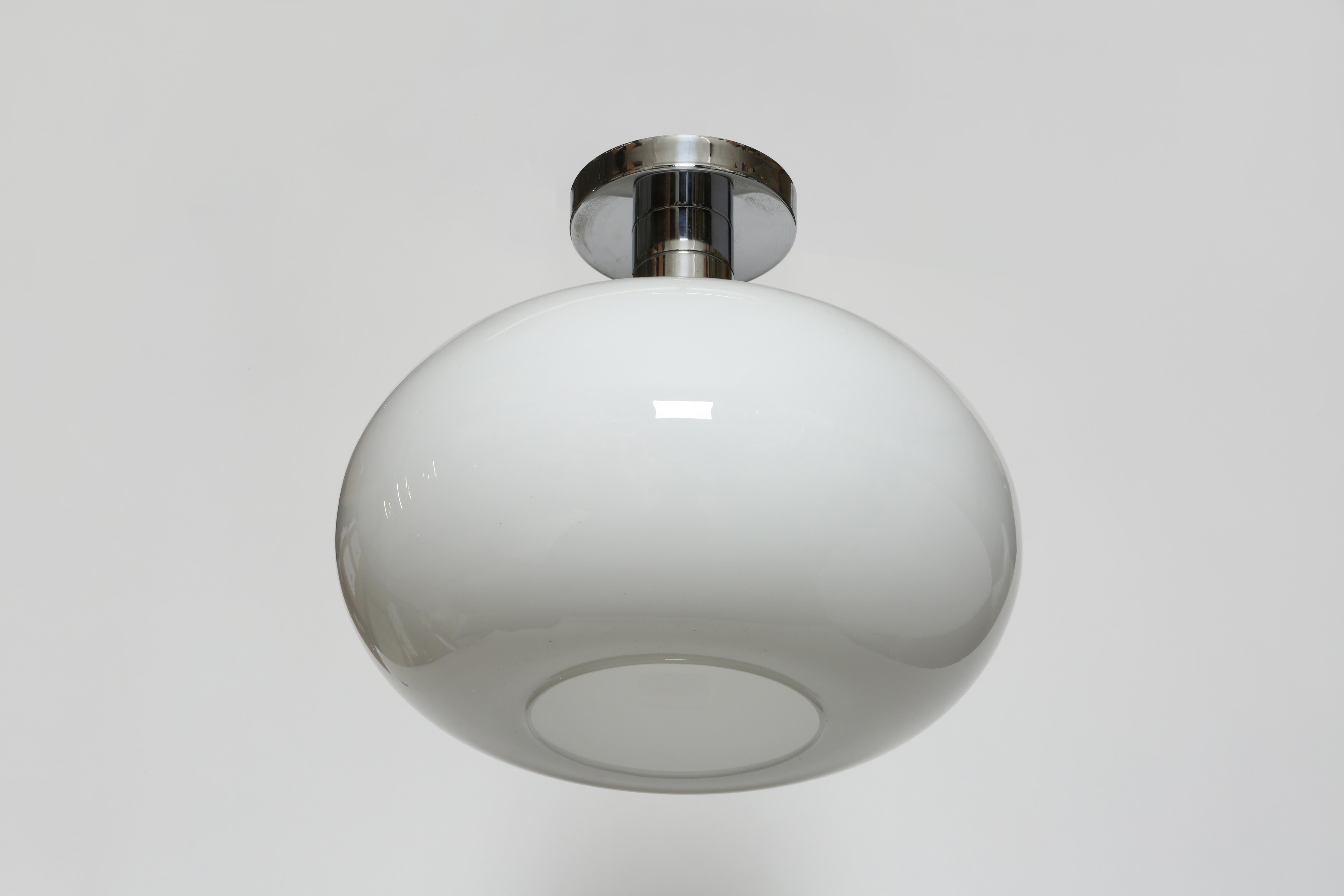 Mid-20th Century Franco Albini & Franca Helg for Sirrah Ceiling Light For Sale