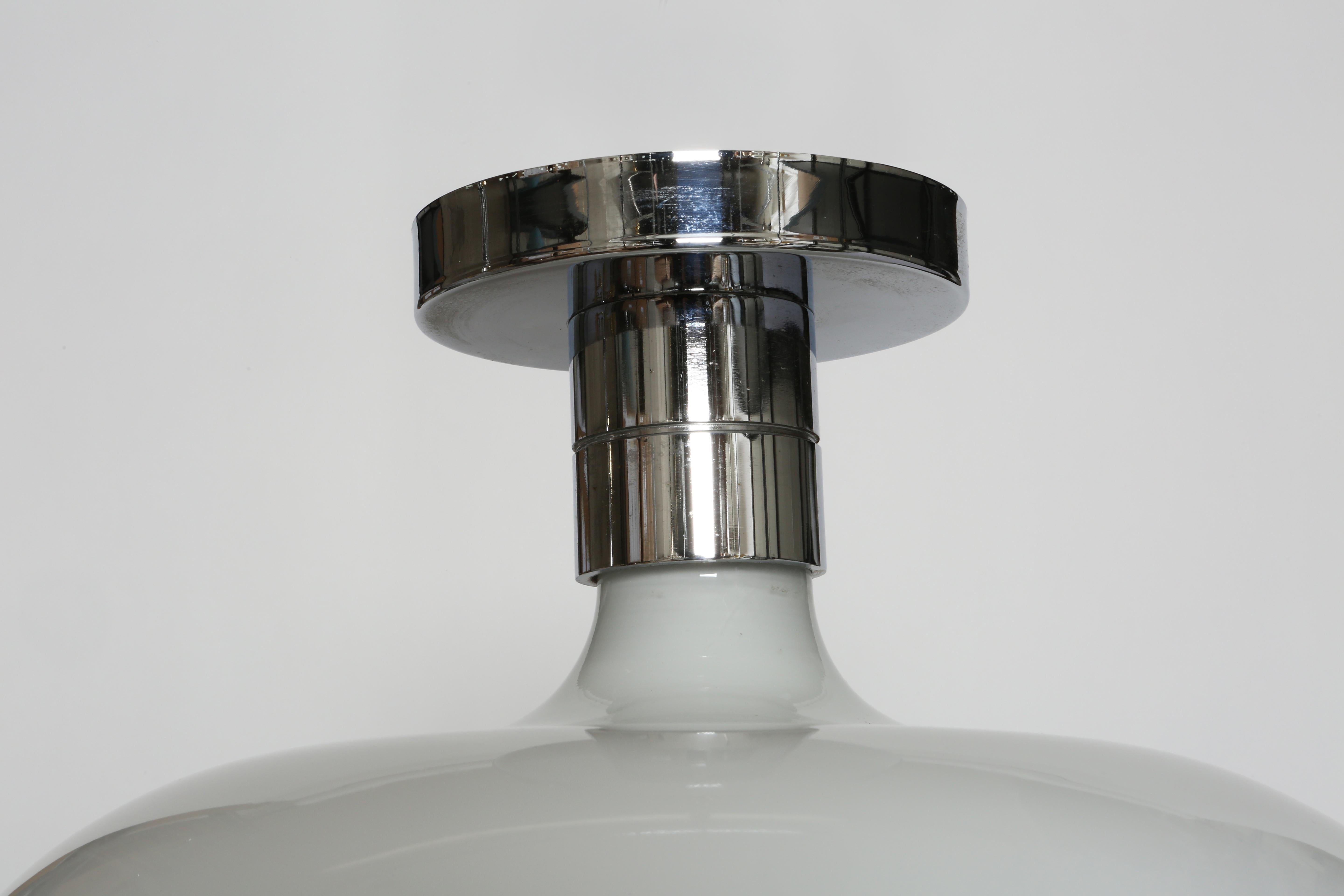 Milieu du XXe siècle Franco Albini & Franca Helg for Sirrah Ceiling Light, Italy circa 1960s en vente