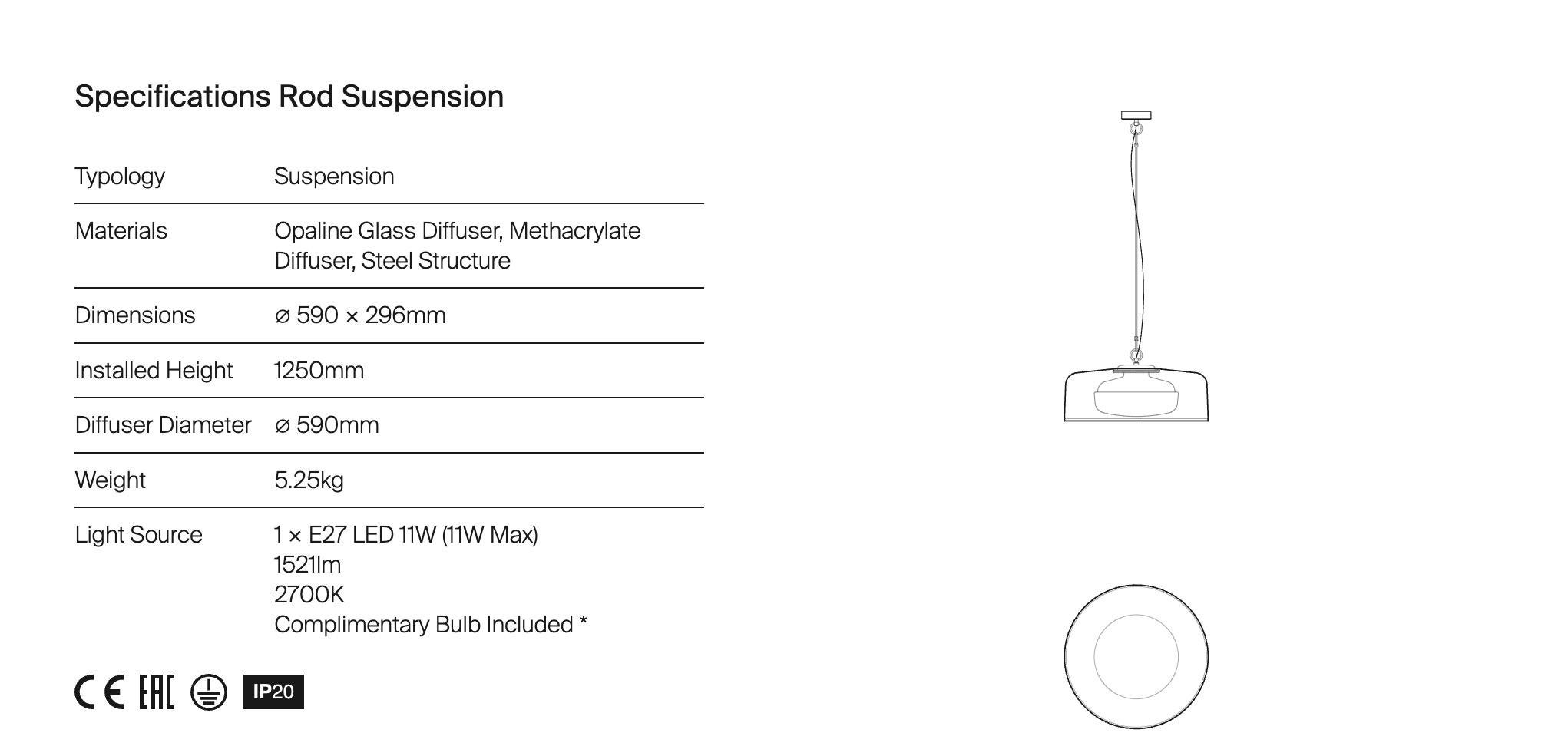 Franco Albini & Franca Helg 'Model 2050' Suspension Lamp in Pearl for Astep  For Sale 9