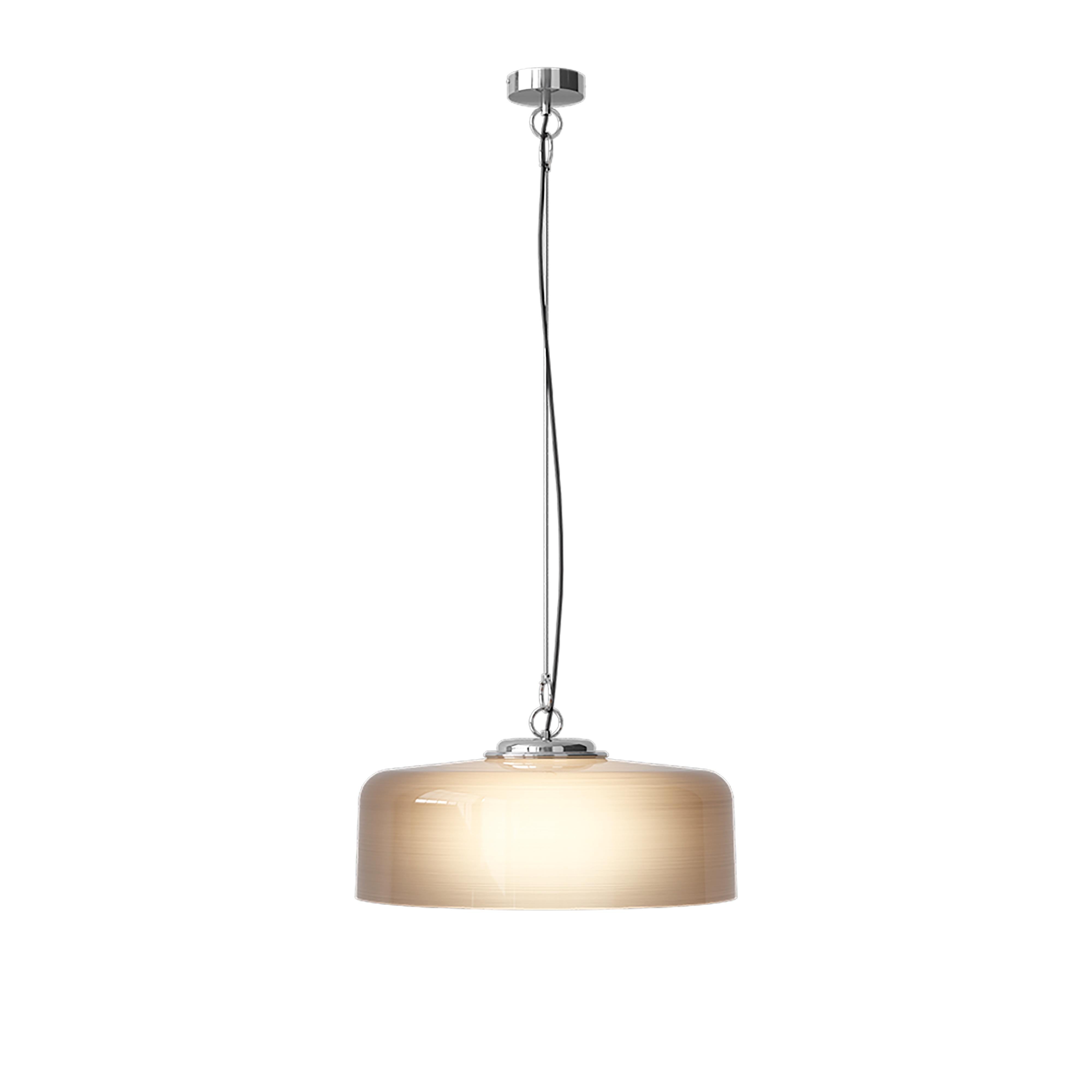 Franco Albini & Franca Helg 'Model 2050' Suspension Lamp in Pearl for Astep  For Sale 11