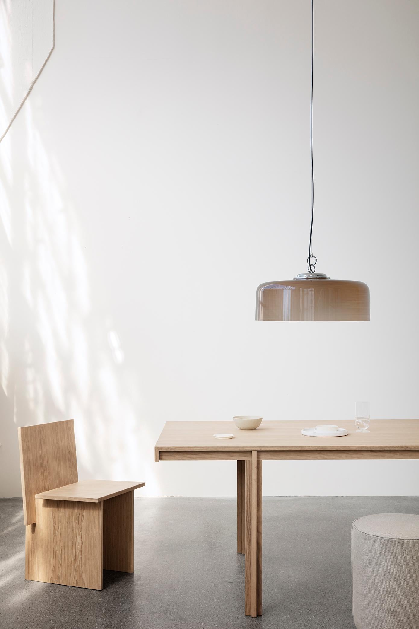 Franco Albini & Franca Helg 'Model 2050' Suspension Lamp in Pearl for Astep  For Sale 7