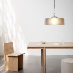 Franco Albini & Franca Helg 'Model 2050' Suspension Lamp in Smoke for Astep