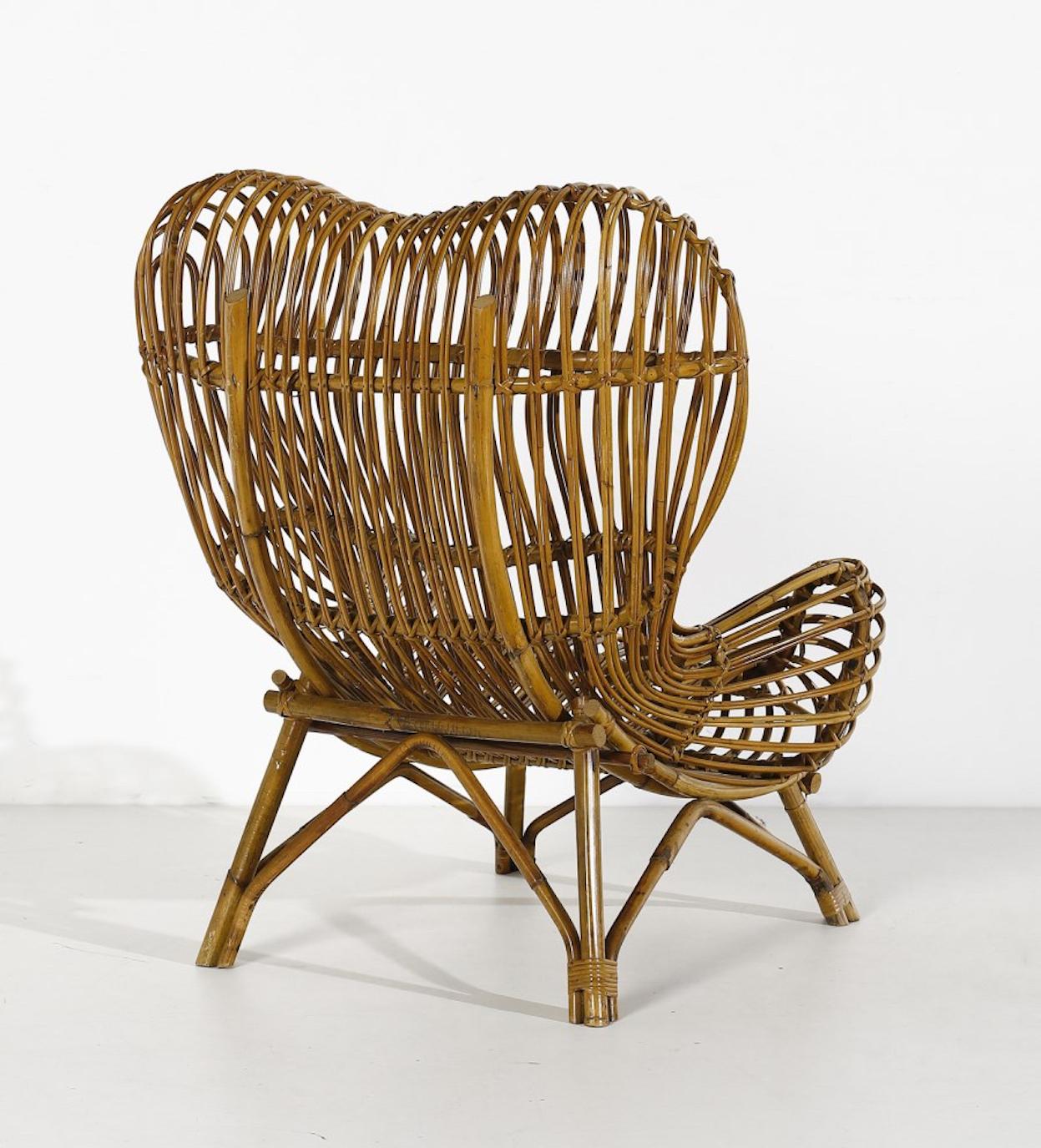 Italian Franco Albini Gala Chair for Bonacina, Italy, 1950 For Sale