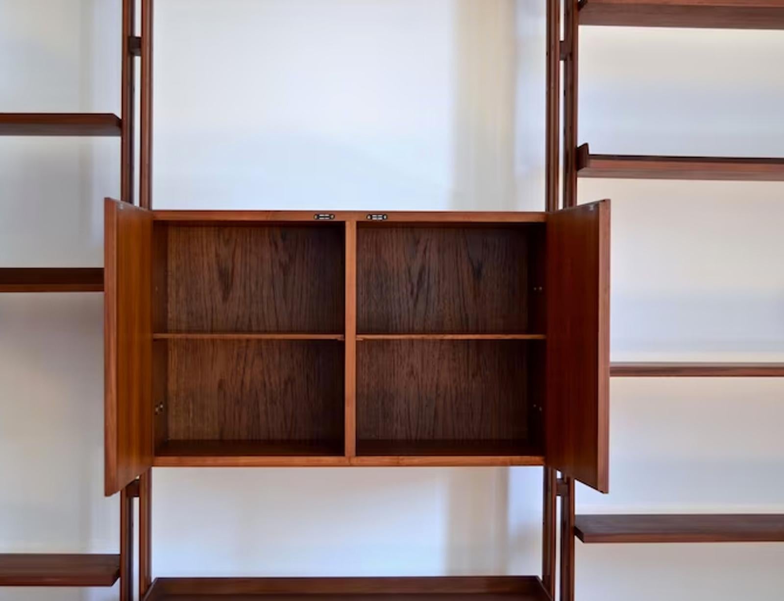 Mid-Century Modern Franco Albini Infinito Modular Bookcase For Sale