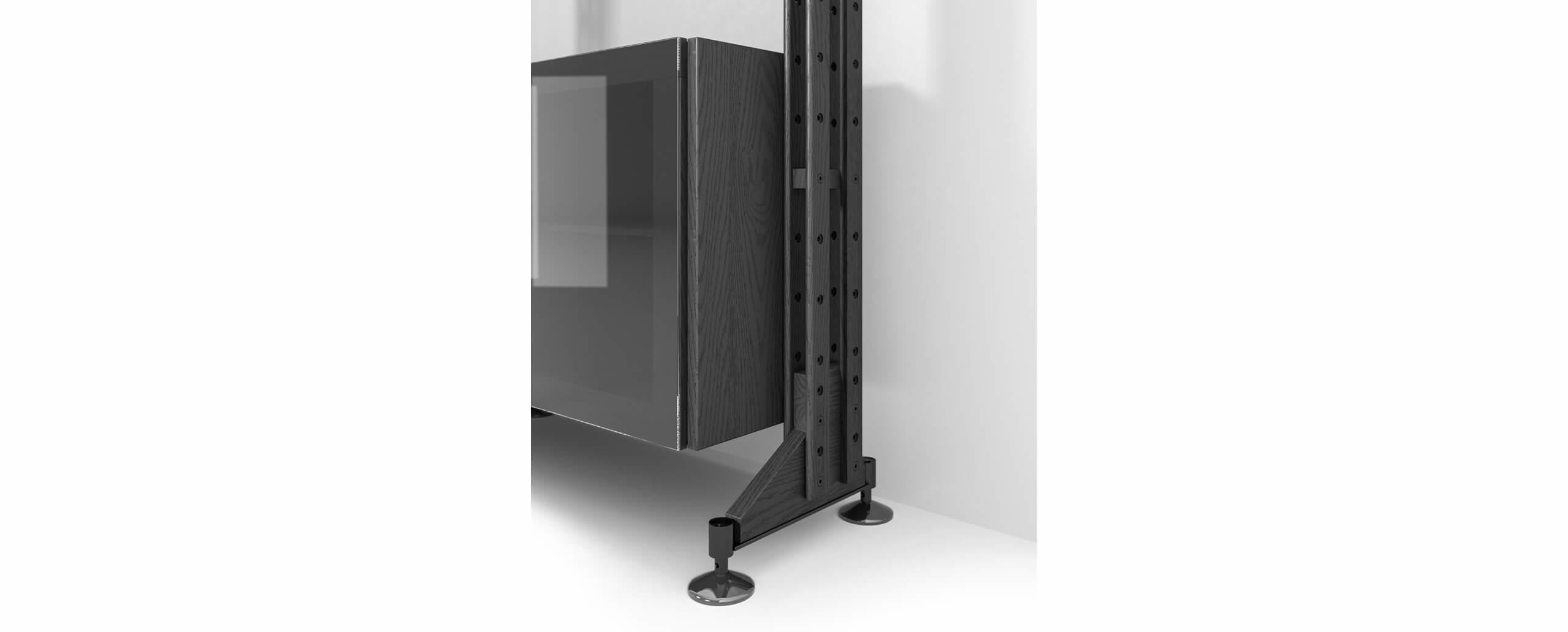 Italian Franco Albini Infinito Wall Modular System Bookcase by Cassina