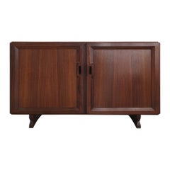 Franco Albini Credenza in legno scuro del Medioevo Modello MB15 per Poggi, anni '50