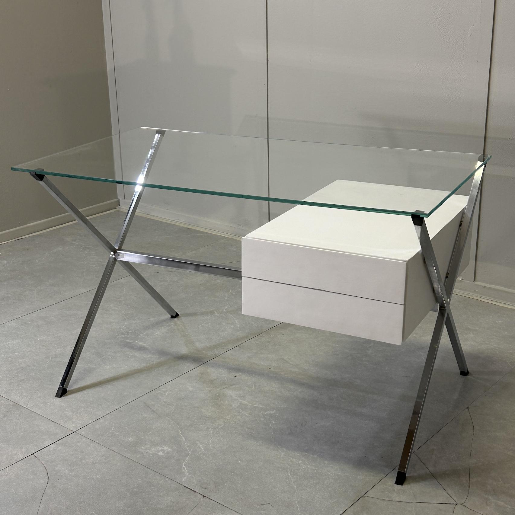 Franco Albini Italienischer Midcentury Schreibtisch für Knoll 70er Jahre im Angebot 8