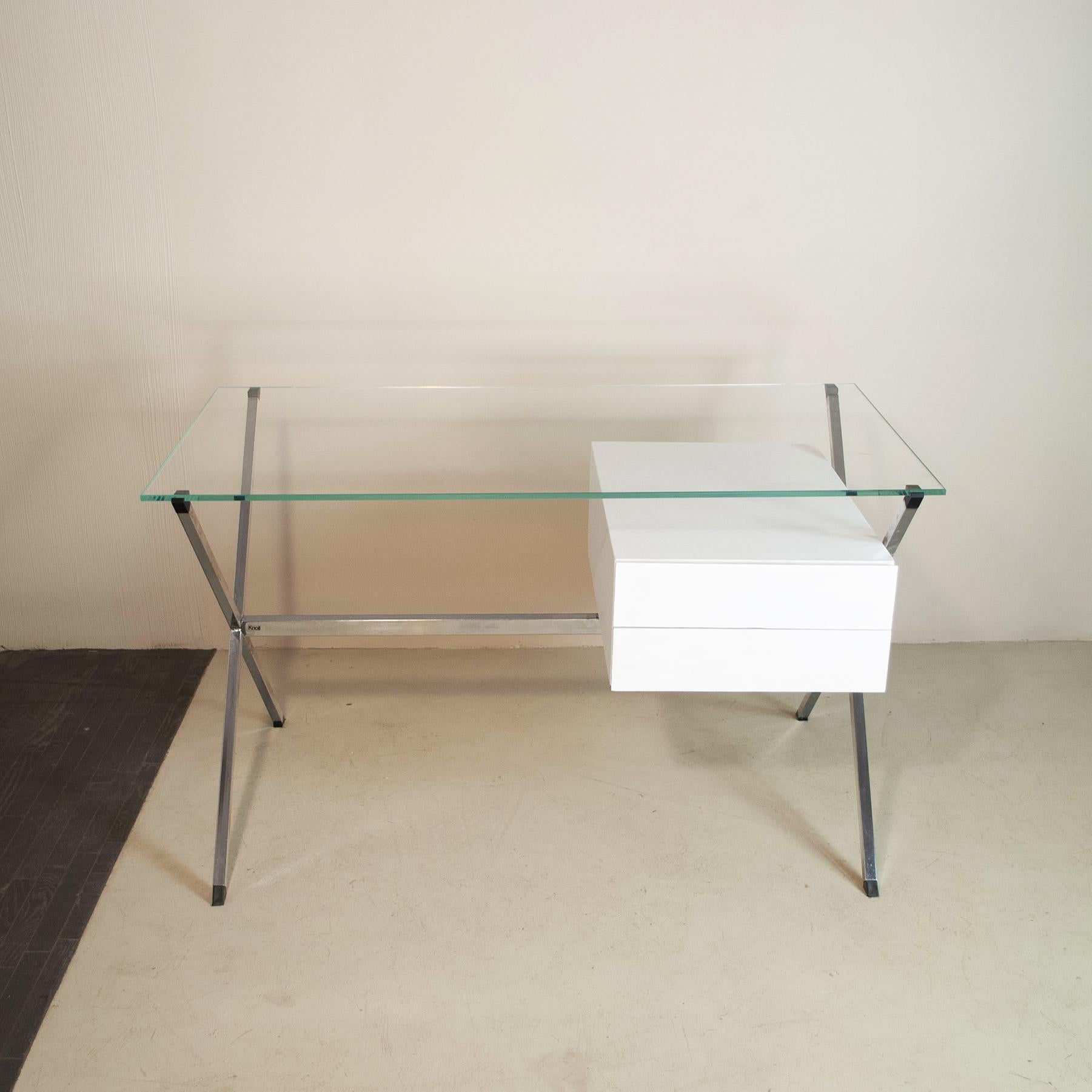 Franco Albini Italian Midcentury Desk for Knoll 70's In Good Condition For Sale In bari, IT