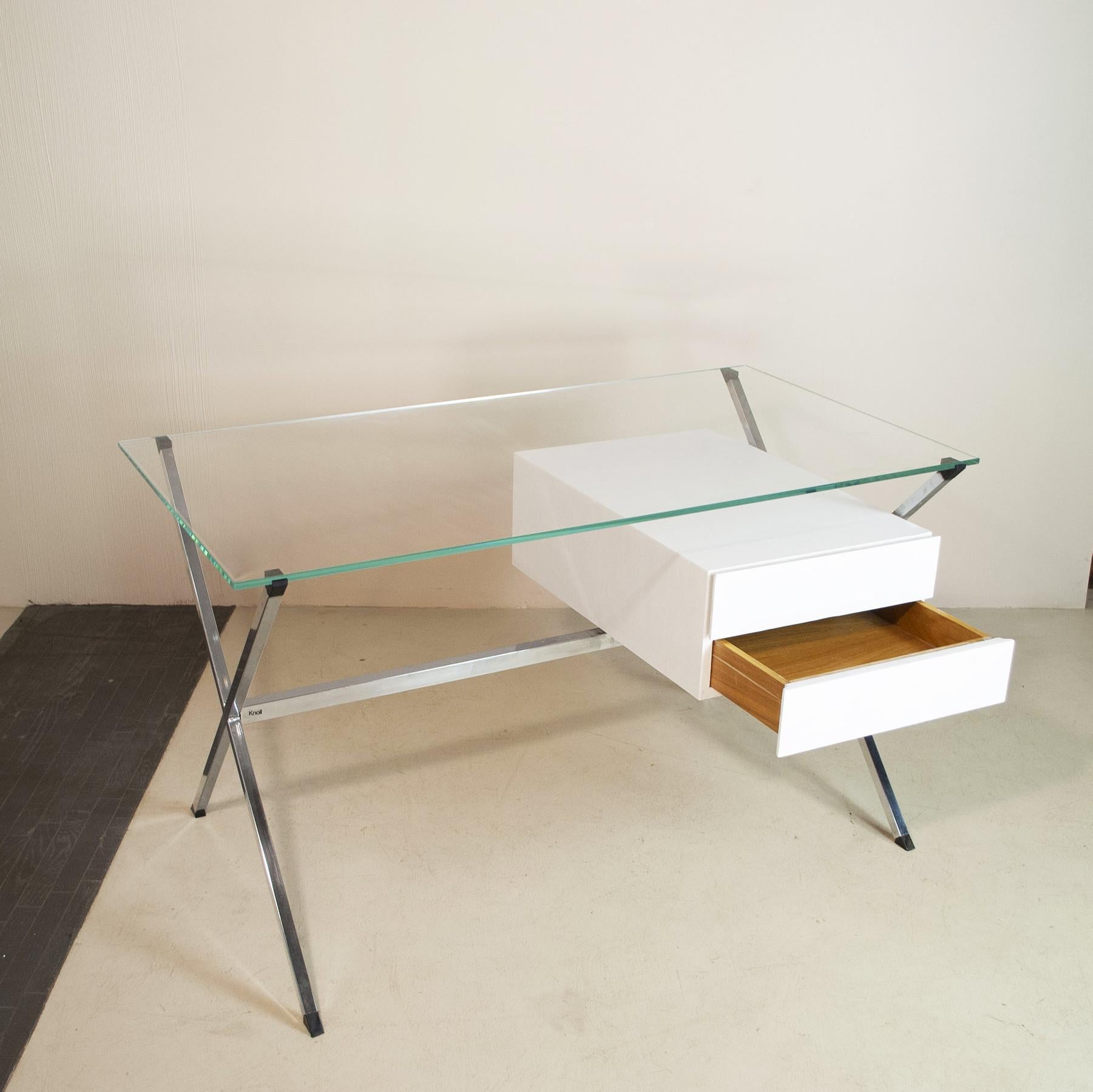 Franco Albini Italian Midcentury Desk for Knoll 70's For Sale 2